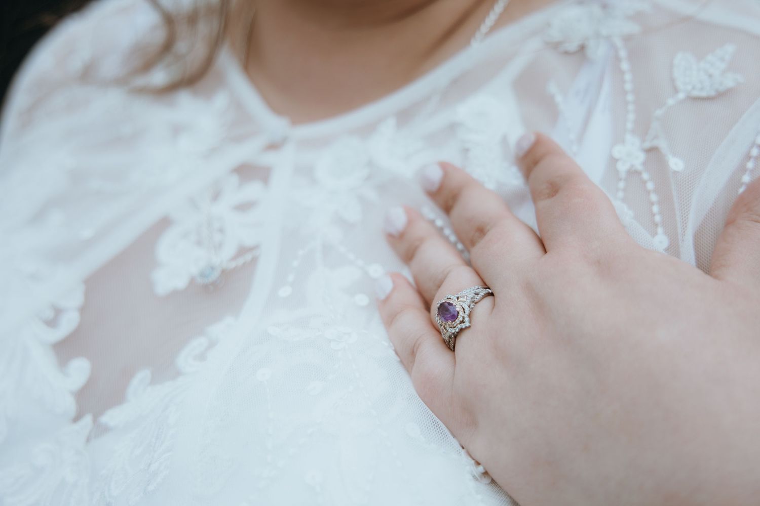 Wedding Ring Detail Image