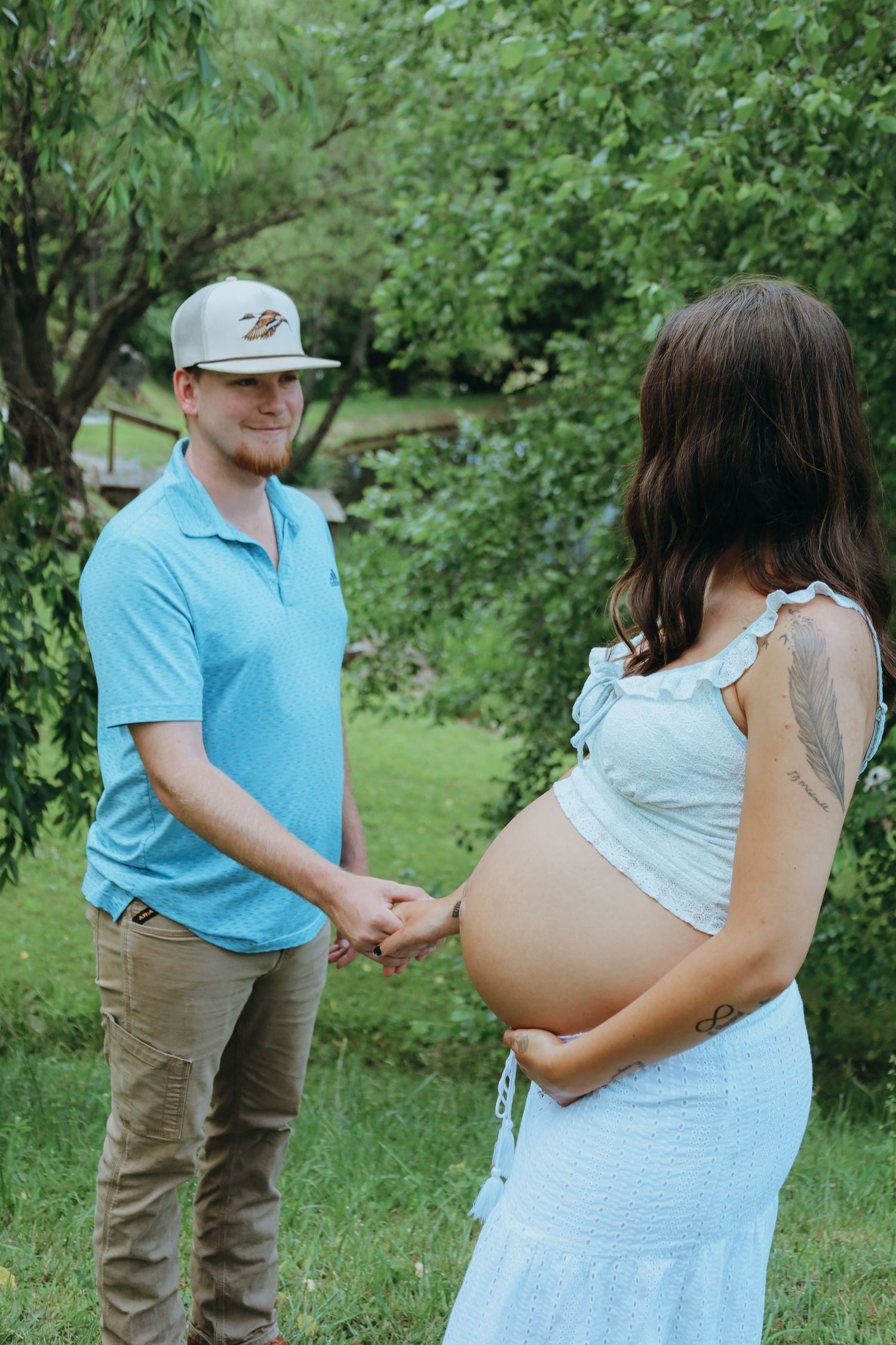 Intimate Country Maternity Session
