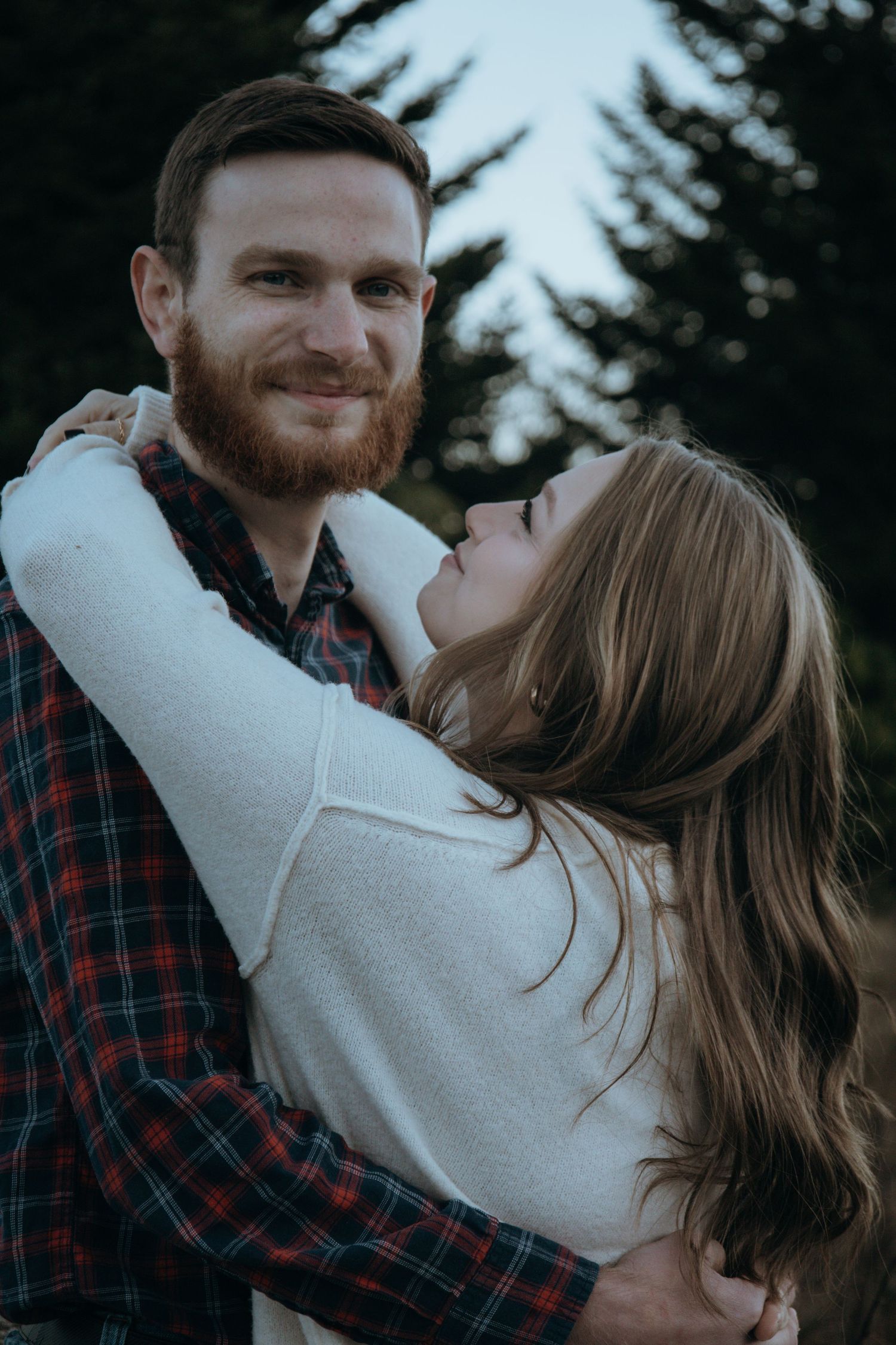 Outdoor Couples Session Blue Hour