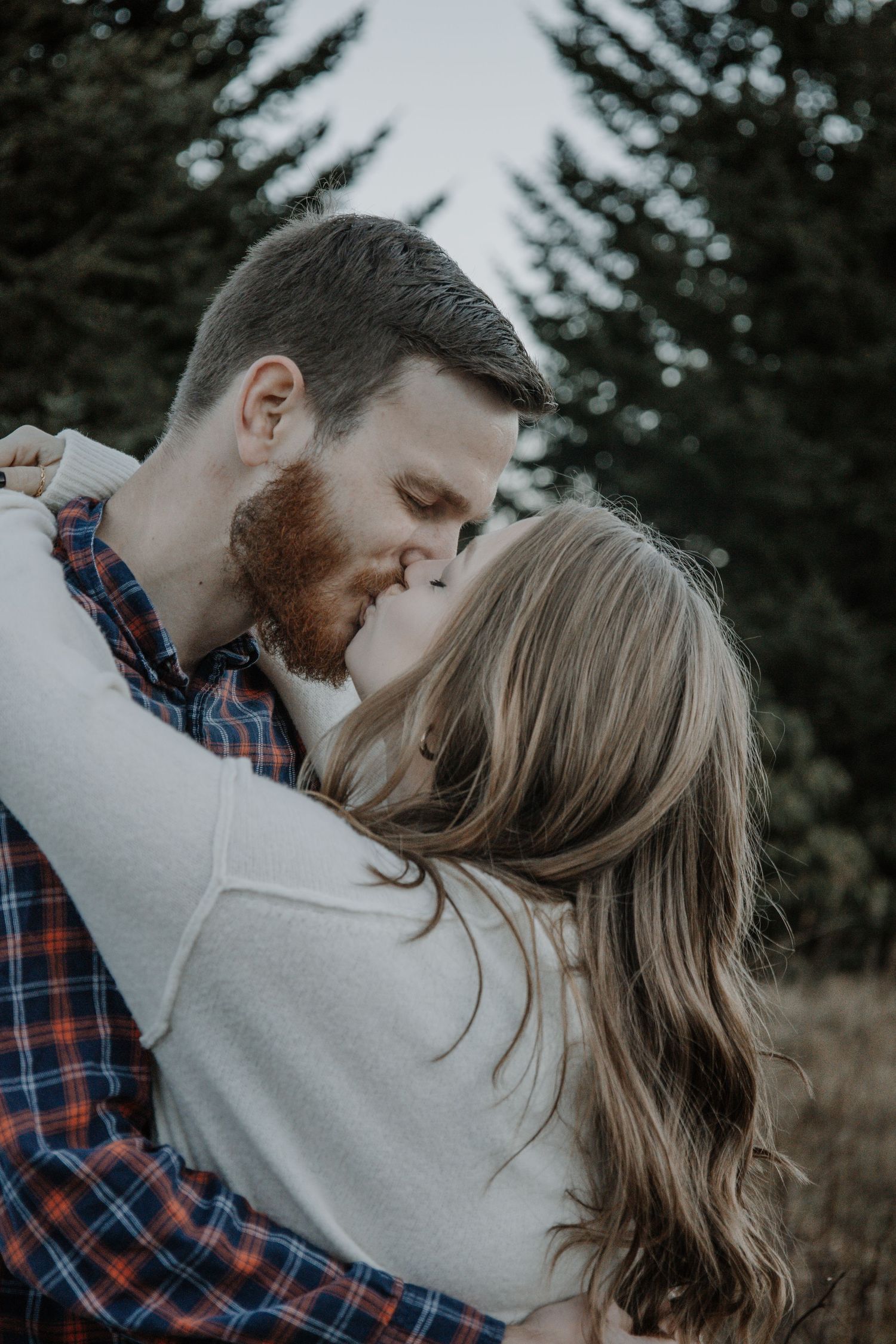 Outdoor Couples Session Blue Hour