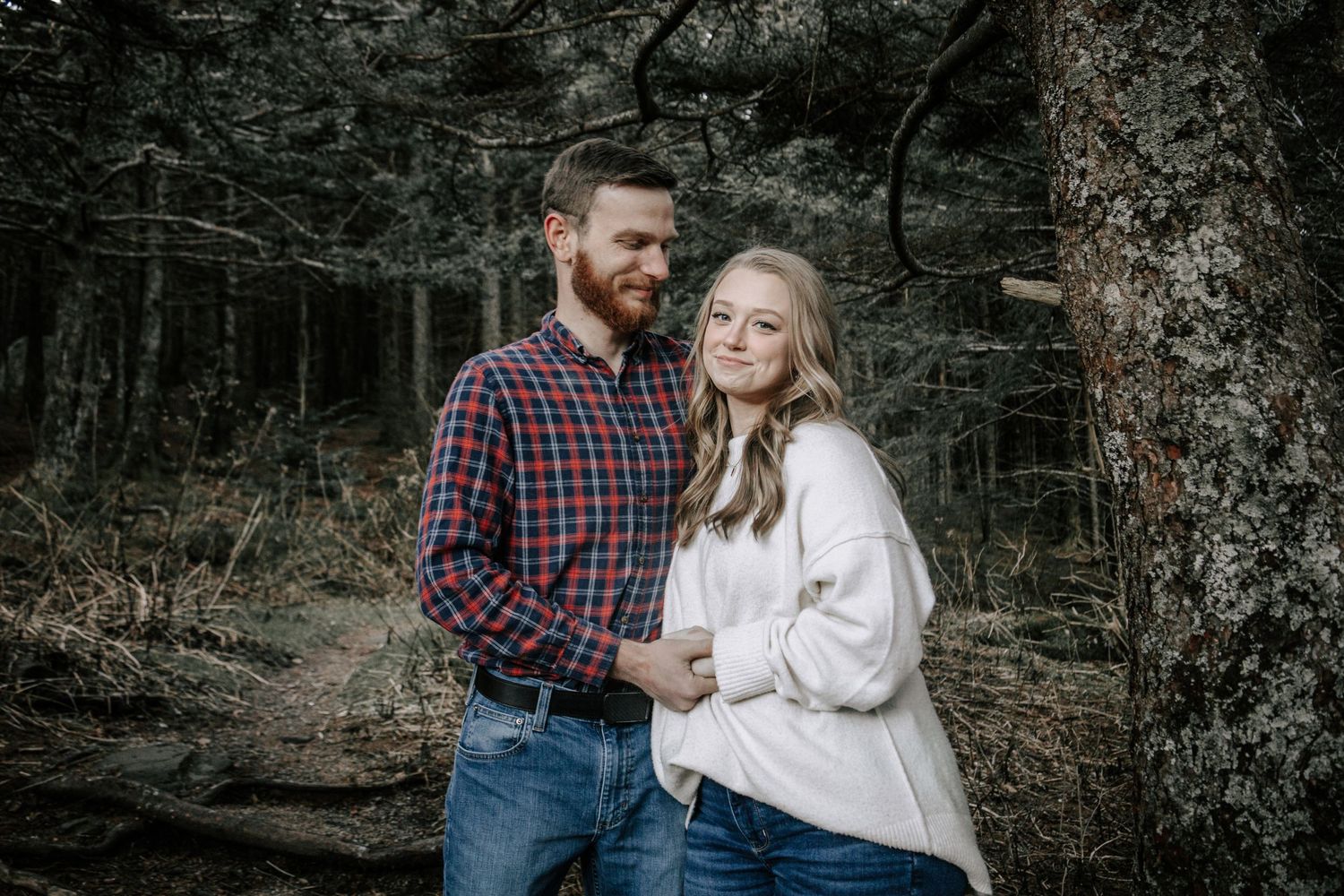Outdoor Couples Session Blue Hour