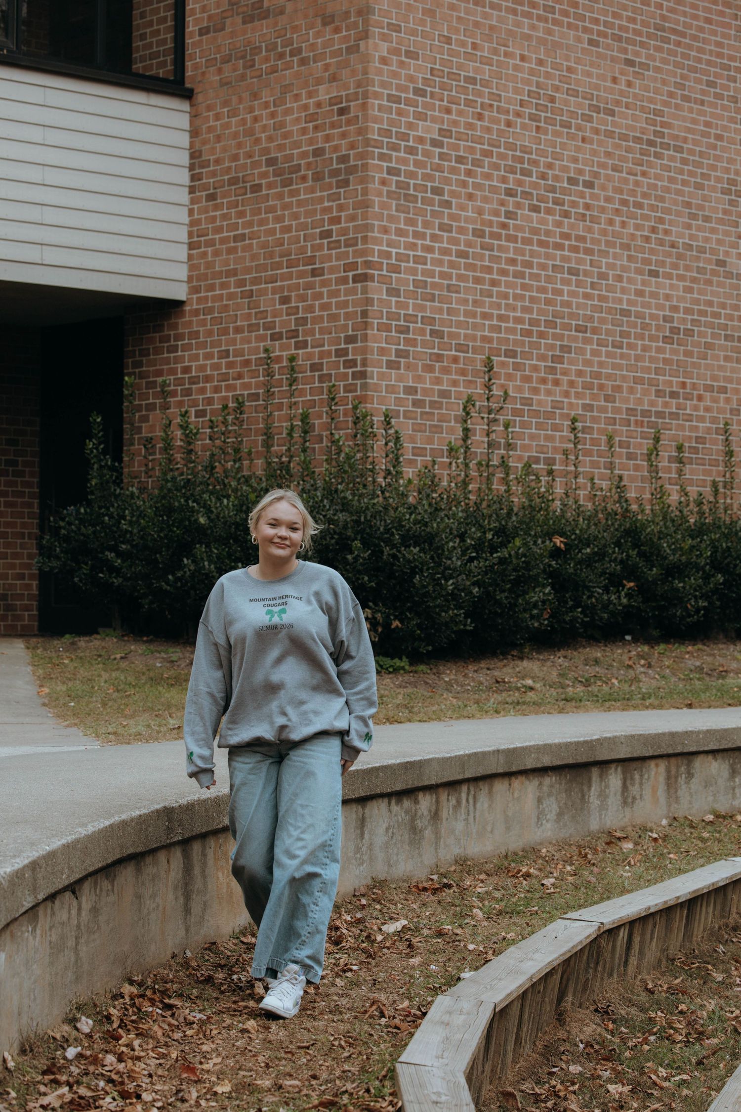 Senior Portrait Session at High School