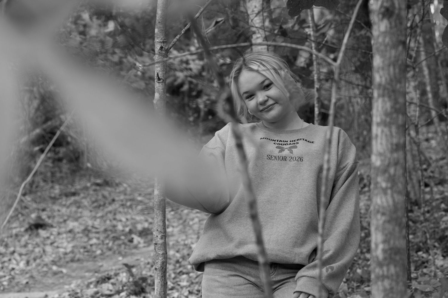 Senior Portrait Session at High School