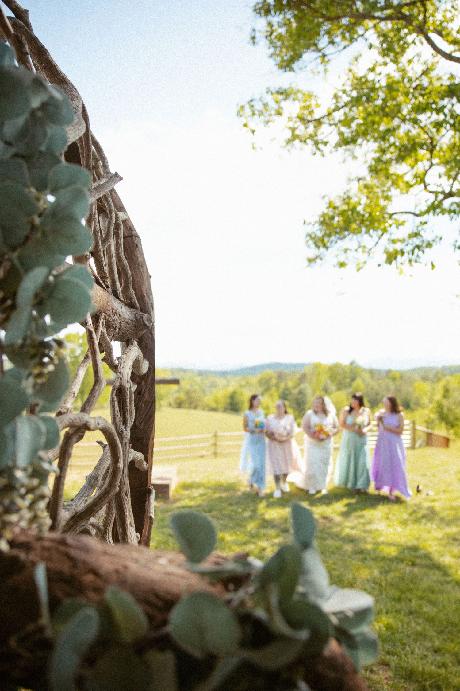 Cinematic Wedding Party Portrait