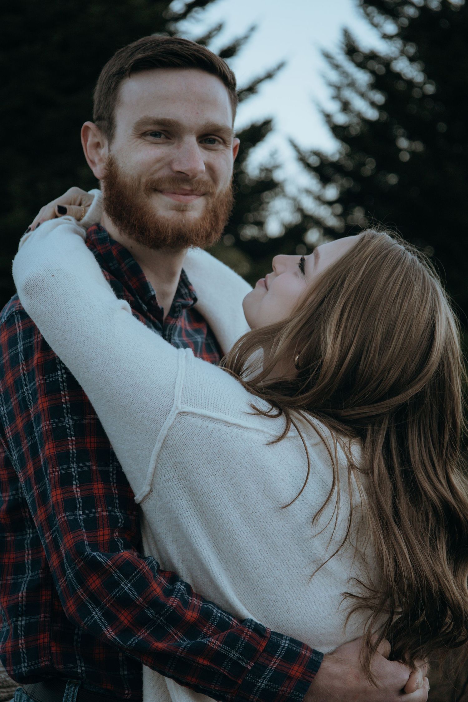 Outdoor Couples Session Blue Hour
