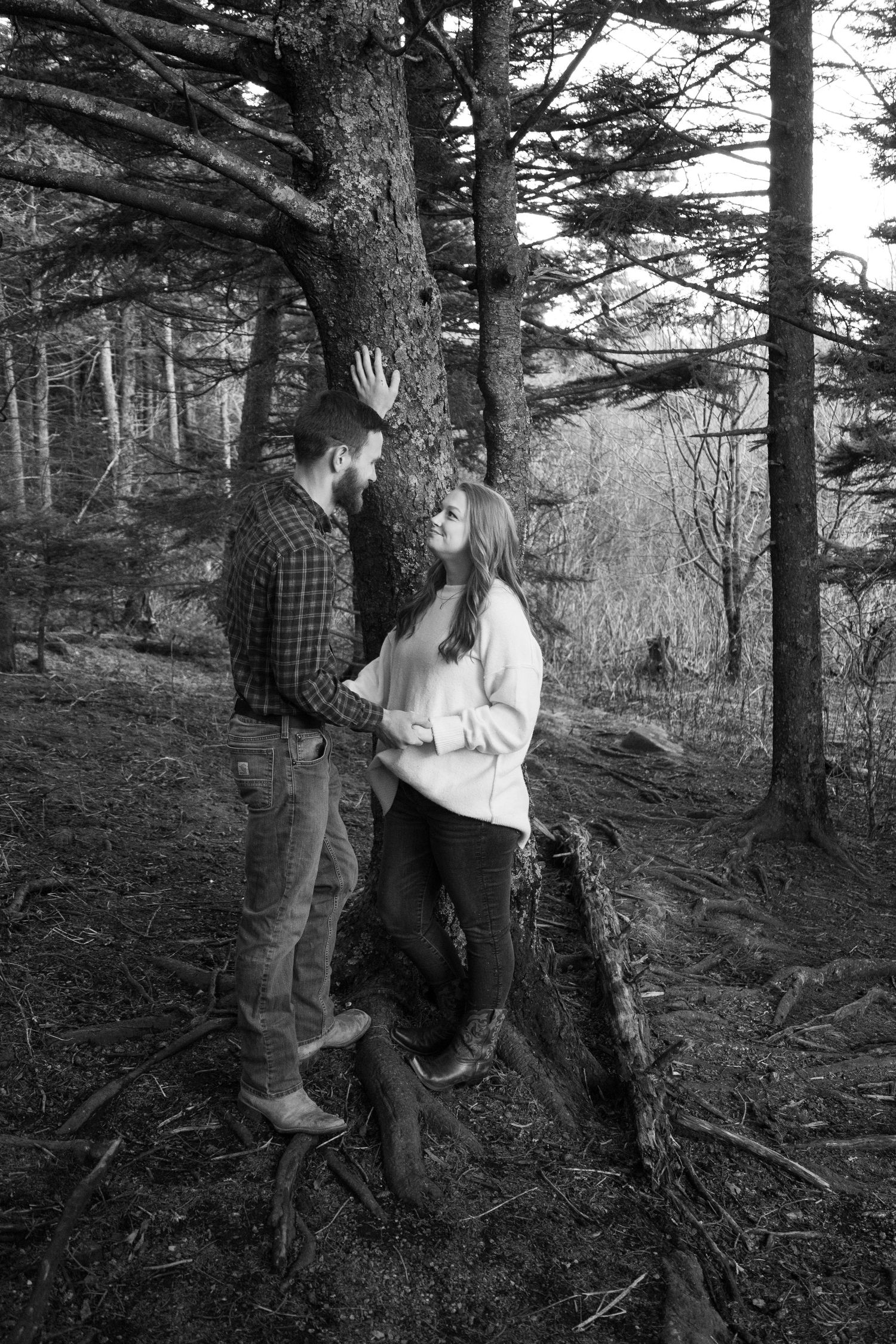 Outdoor Couples Session Blue Hour
