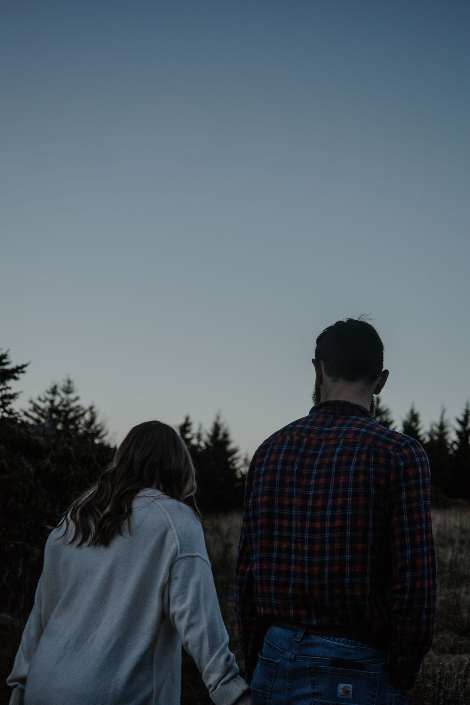 Outdoor Couples Session Blue Hour