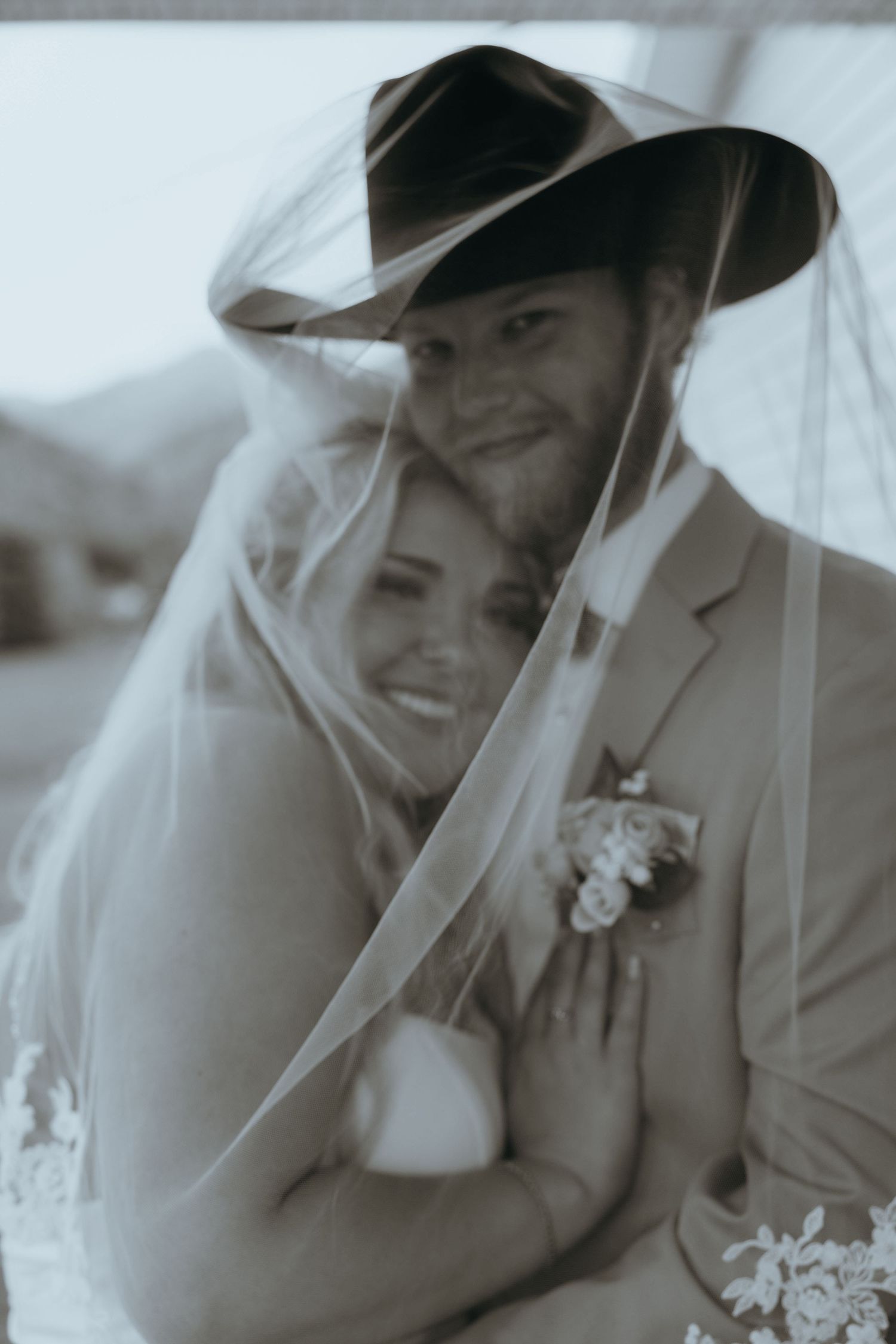 Newlywed Portrait  Photo