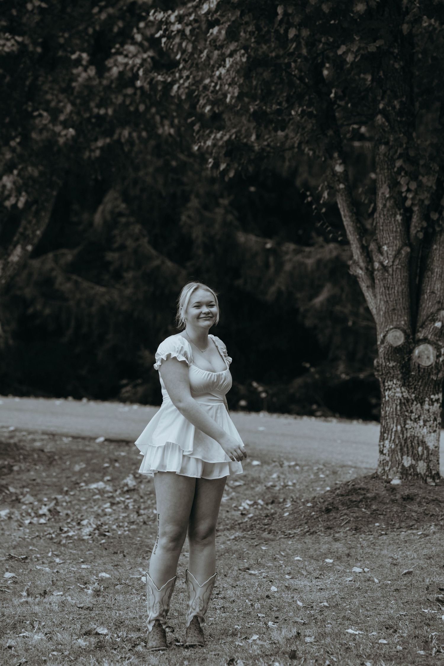 Senior Portrait Session at High School