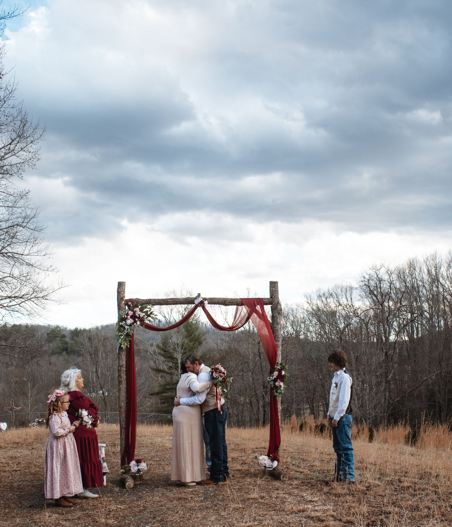 Wedding Ceremony Bridal Party Image