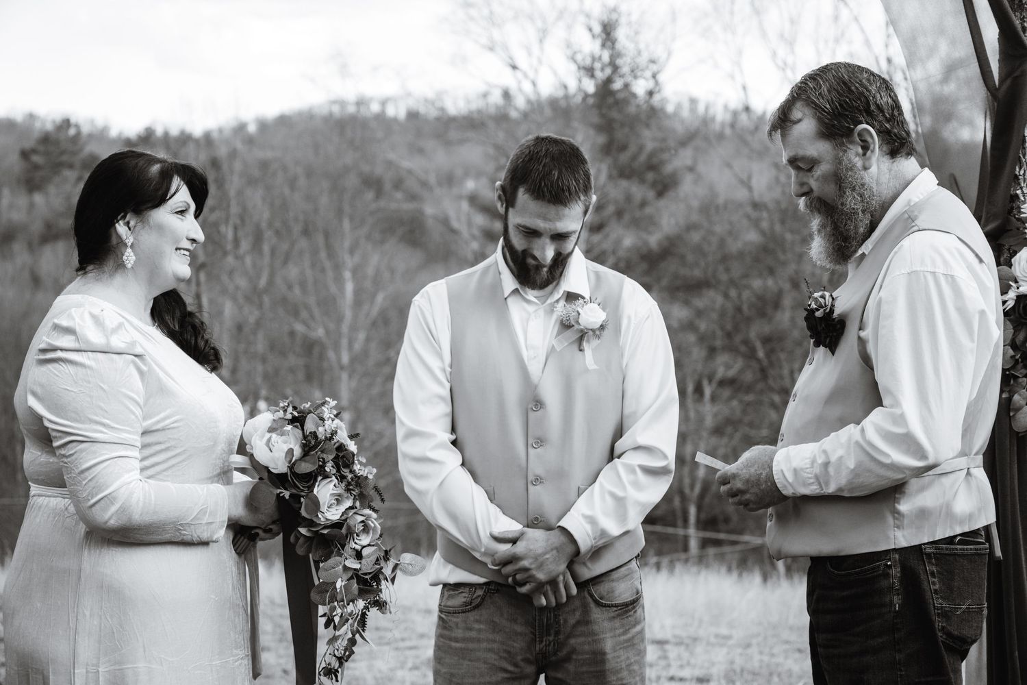Wedding Ceremony Bridal Party Image