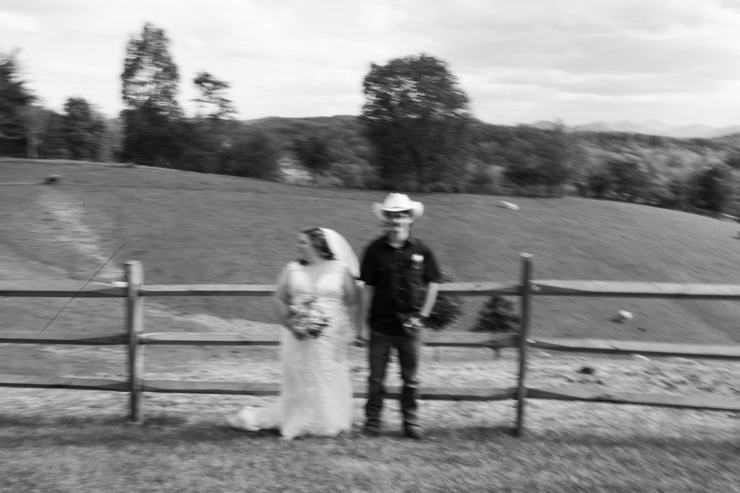 Black and White Motion Blur