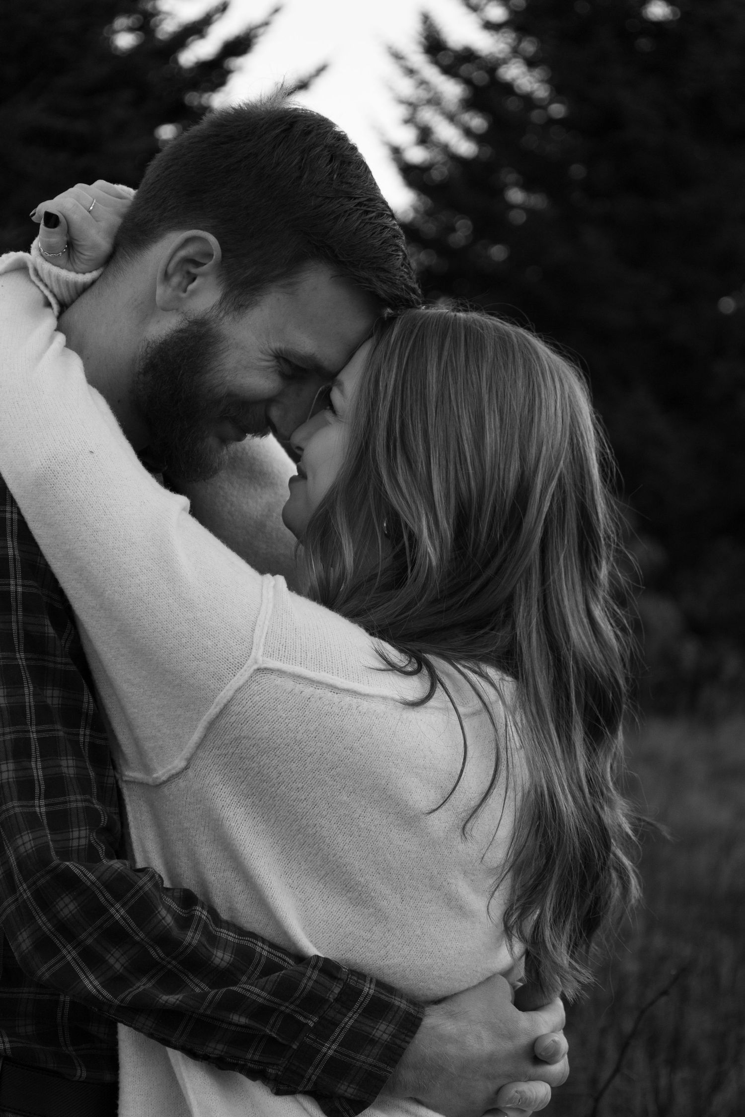 Outdoor Couples Session Blue Hour