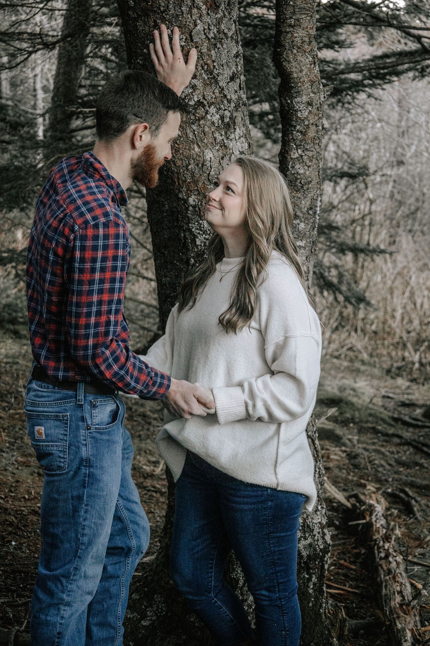 Outdoor Couples Session Blue Hour