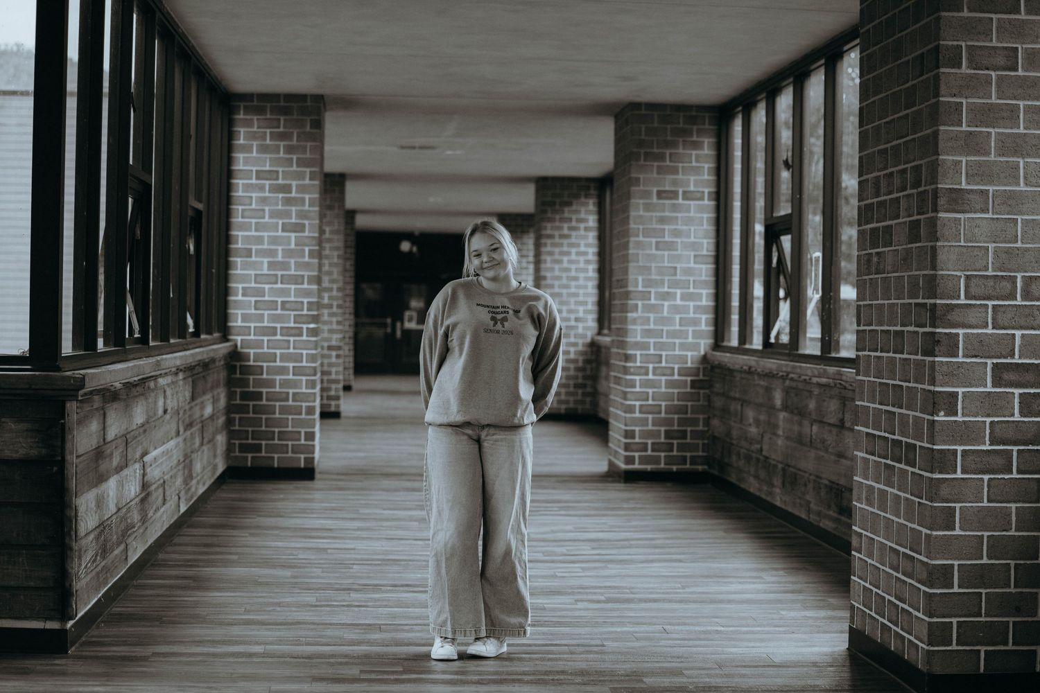 Senior Portrait Session at High School