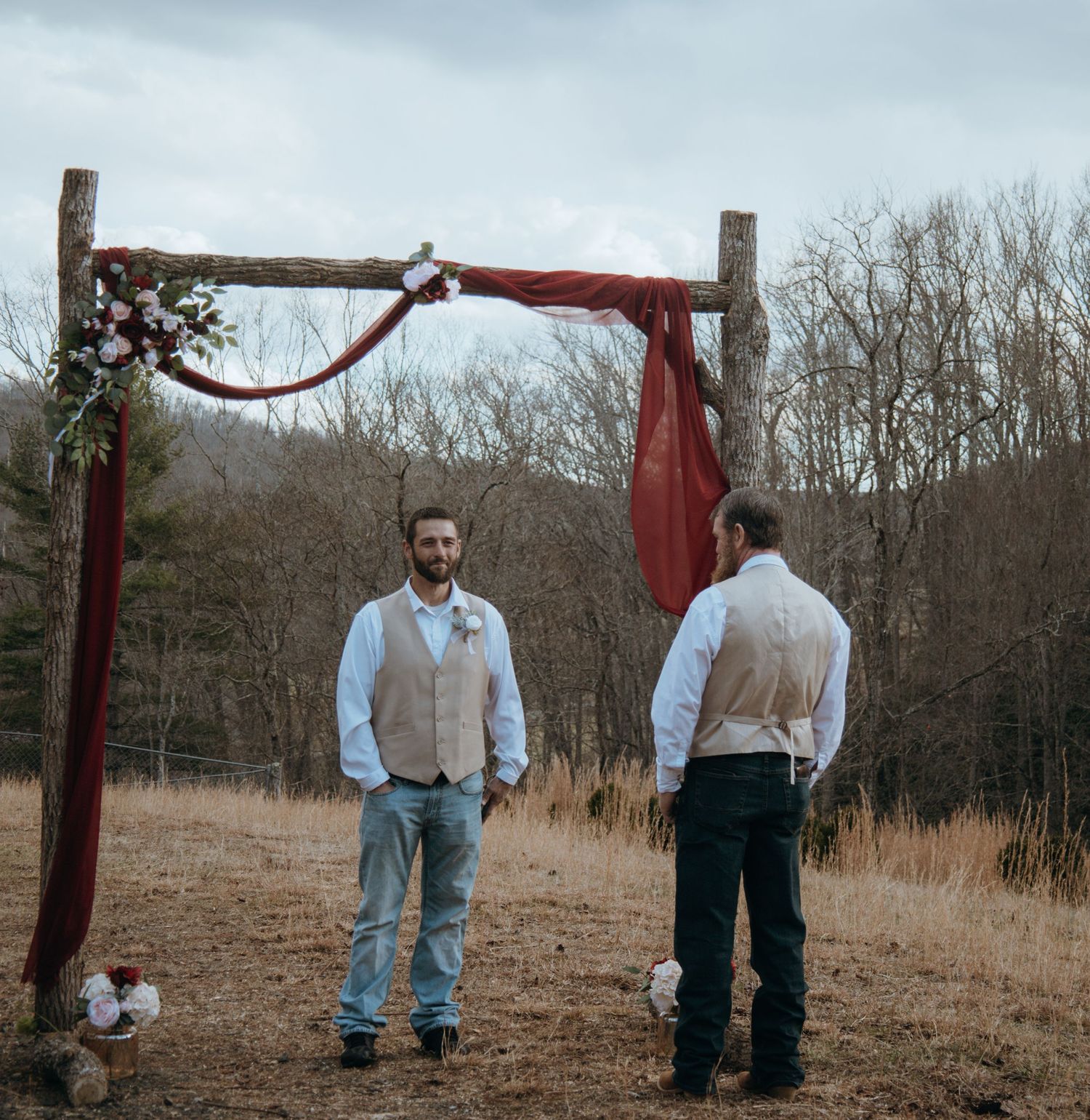 Wedding Ceremony Bridal Party Image