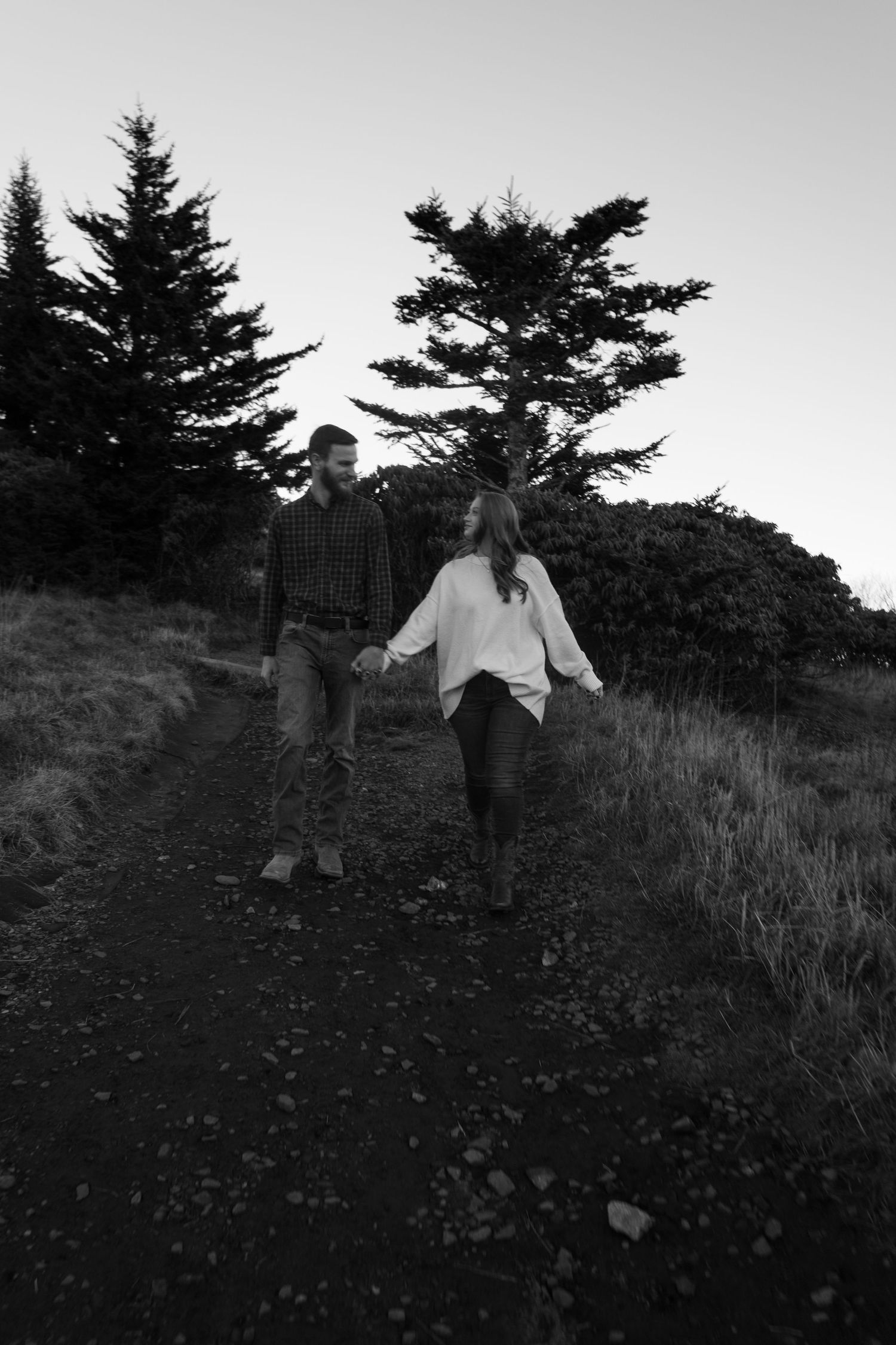 Outdoor Couples Session Blue Hour