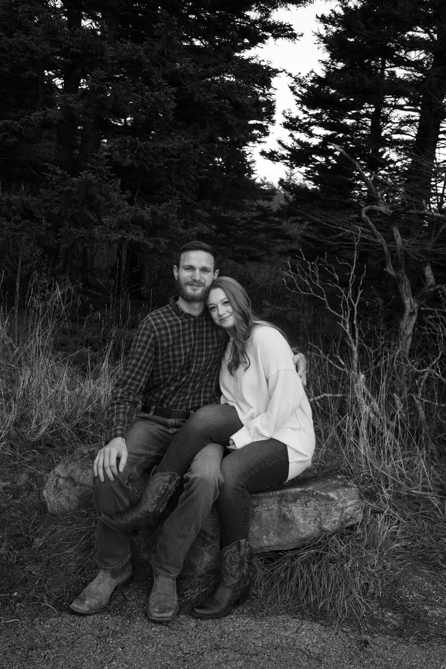 Outdoor Couples Session Blue Hour