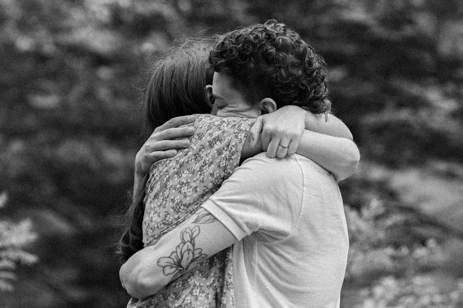 Lesbian American Couple’s Engagement Photoshoot at High Park in Toronto