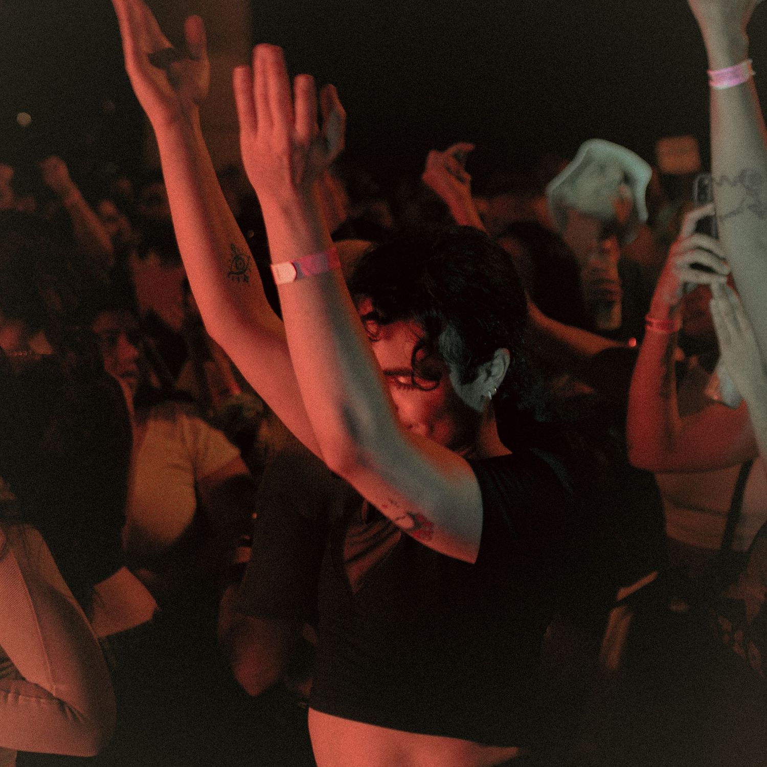 Yohomo party Together / Juntos at the Bentway during Toronto Pride weekend featuring a mix of Latin and Arabic queer musical culture.