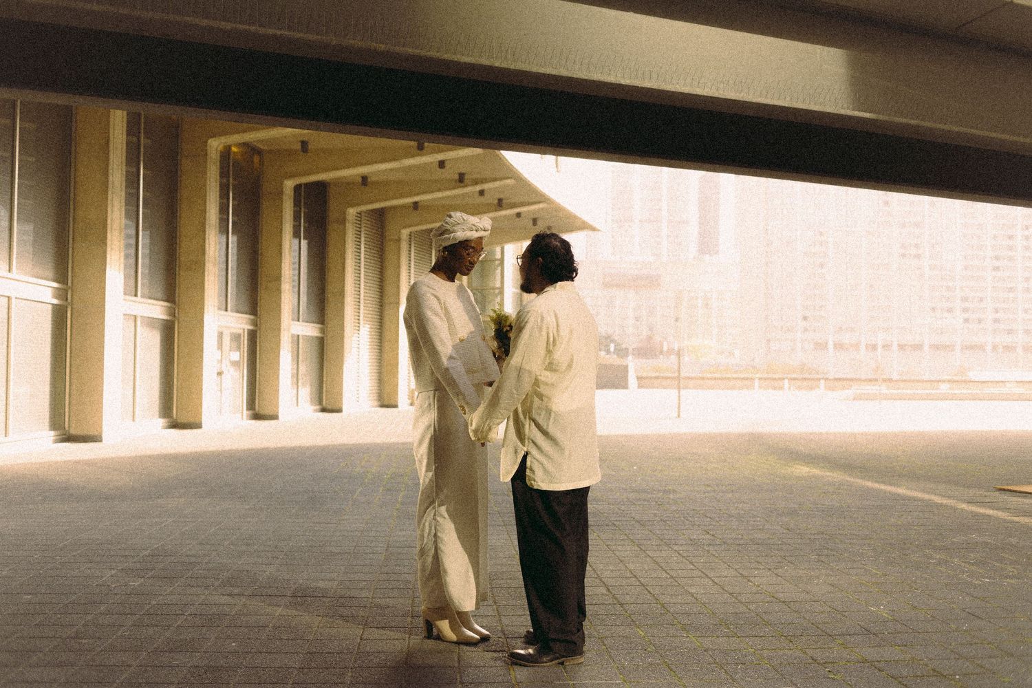 transgender couple during first look at Toronto City Hall