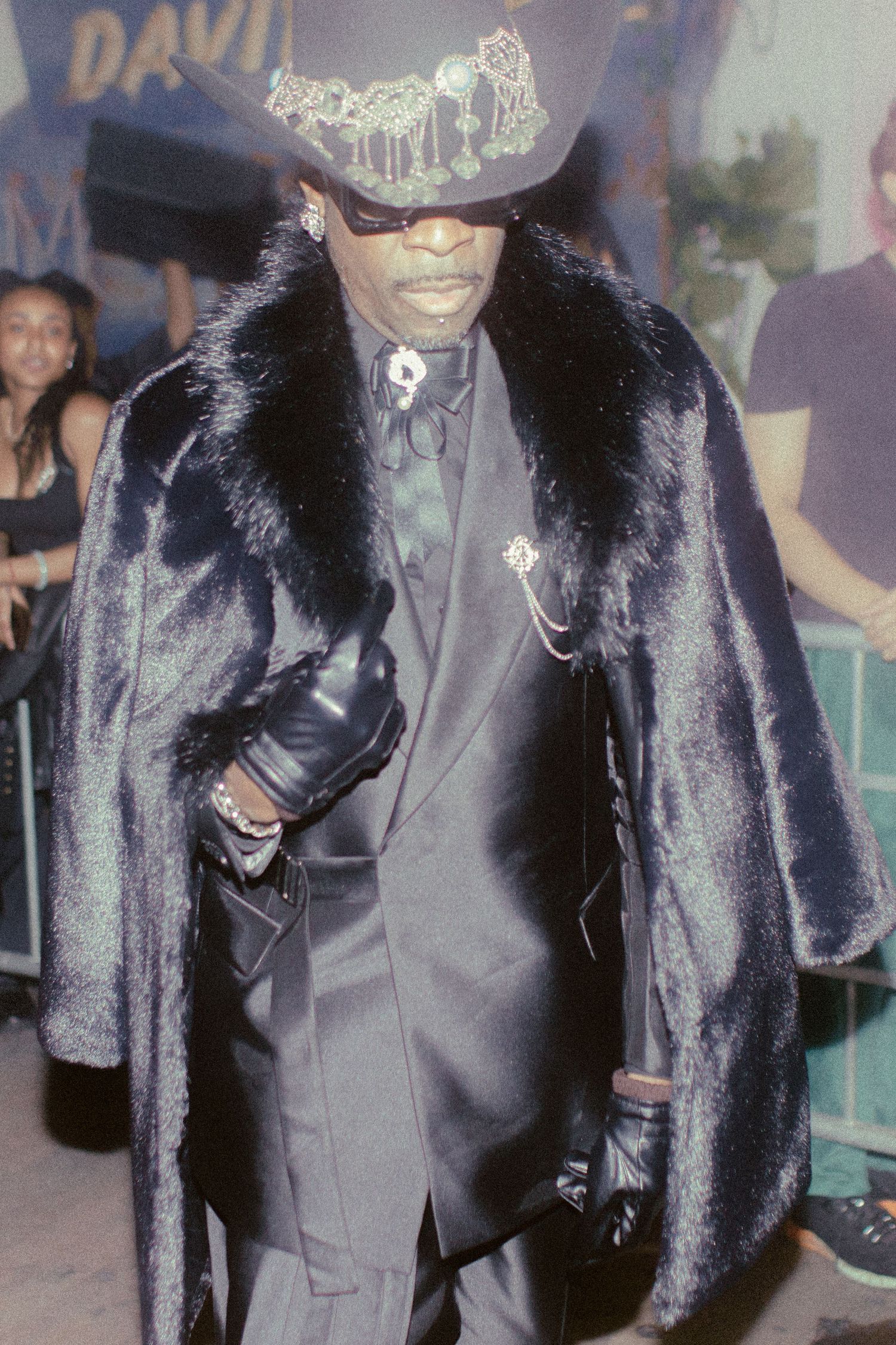 Dj Black Cat walking category best dressed during the 420 Ball at Hush Hush