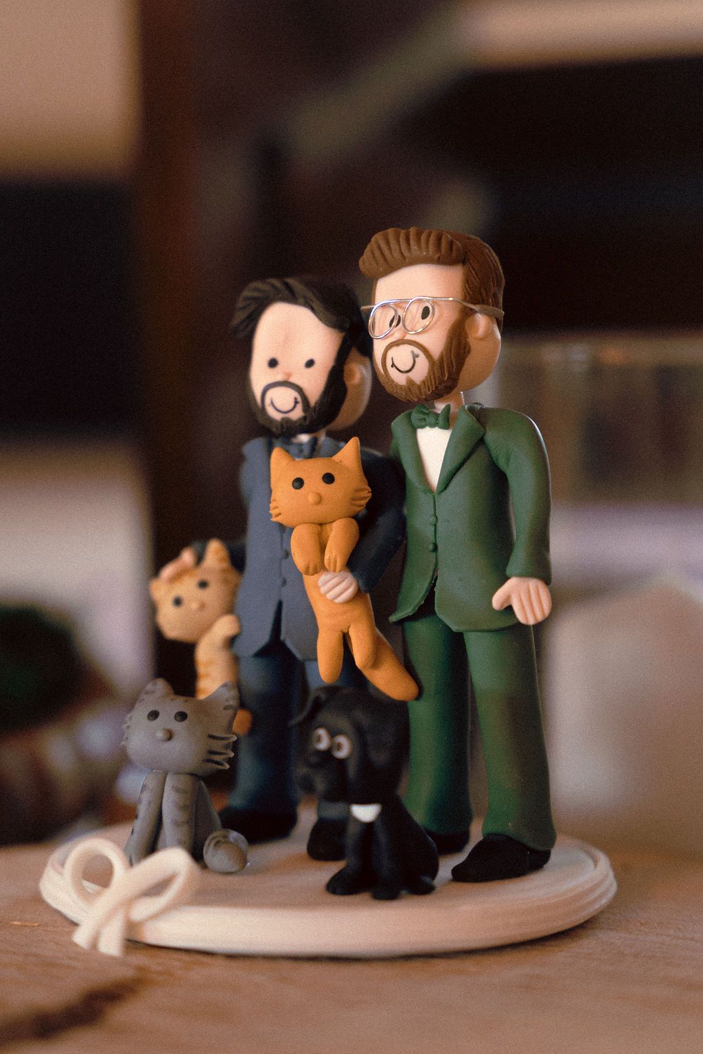 Same-sex wedding cake topper
