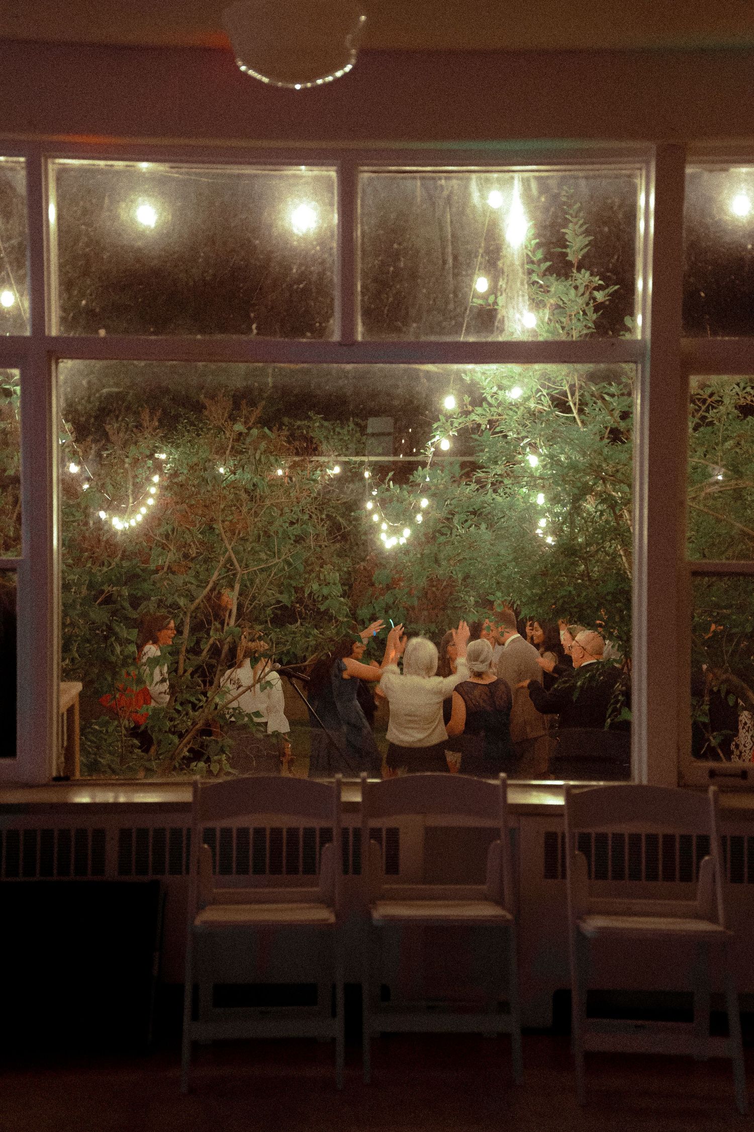 guests on the dance floor on Toronto Island