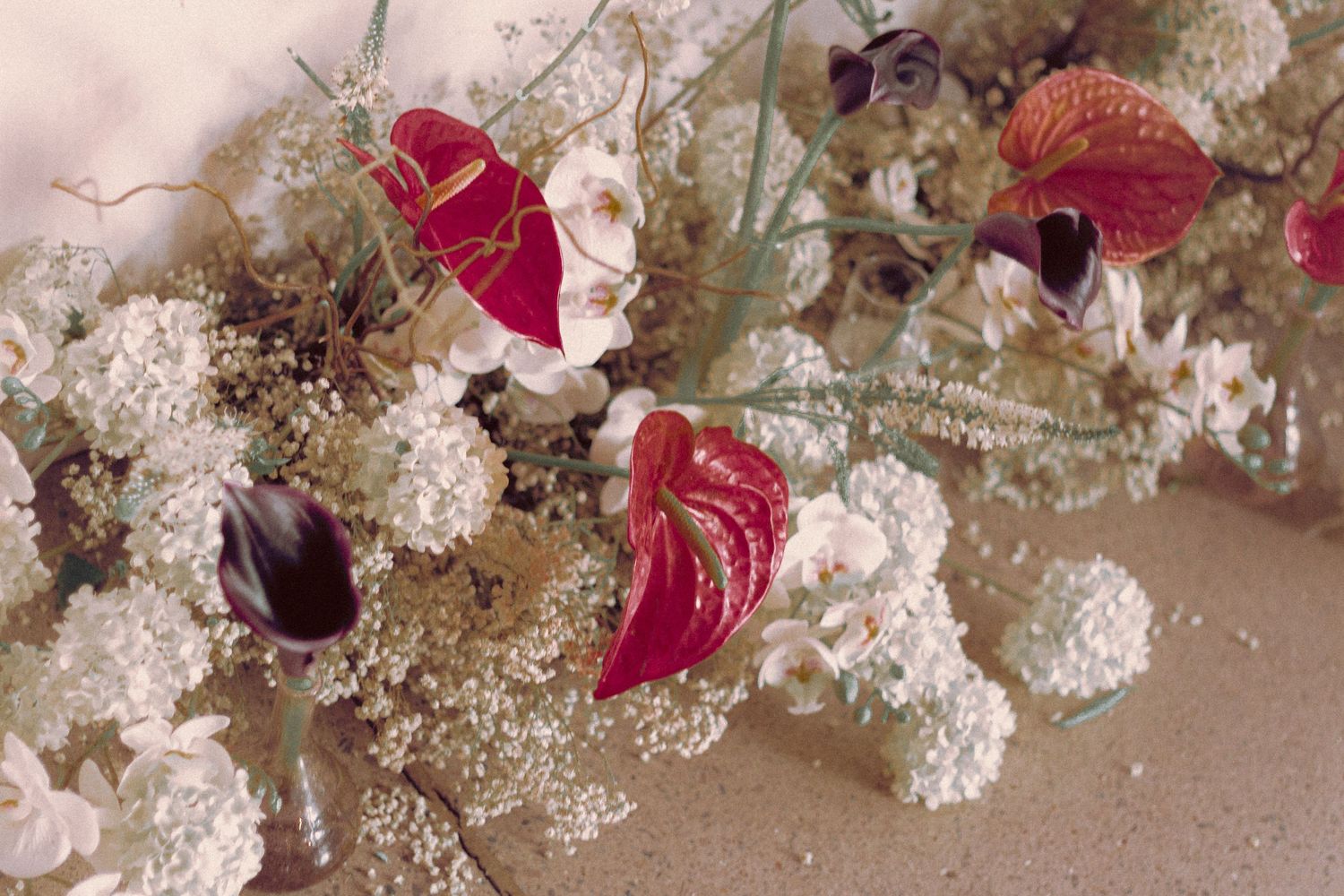 Close-up of floral arrangement at Toronto Micro Weddings, highlighting texture and seasonal blooms