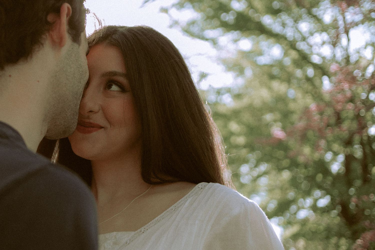 Olivia and Zane engagement session from their home to Queen West and Scarborough Bluffs, moody, unposed, intimate couple photos in Toronto.