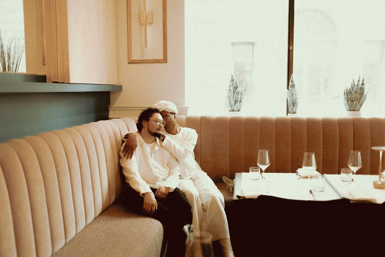 Intimate wedding celebration dinner at Blu Ristorante Toronto