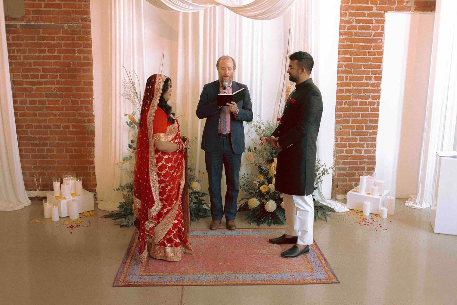 South-Asian wedding ceremony at Toronto micro weddings