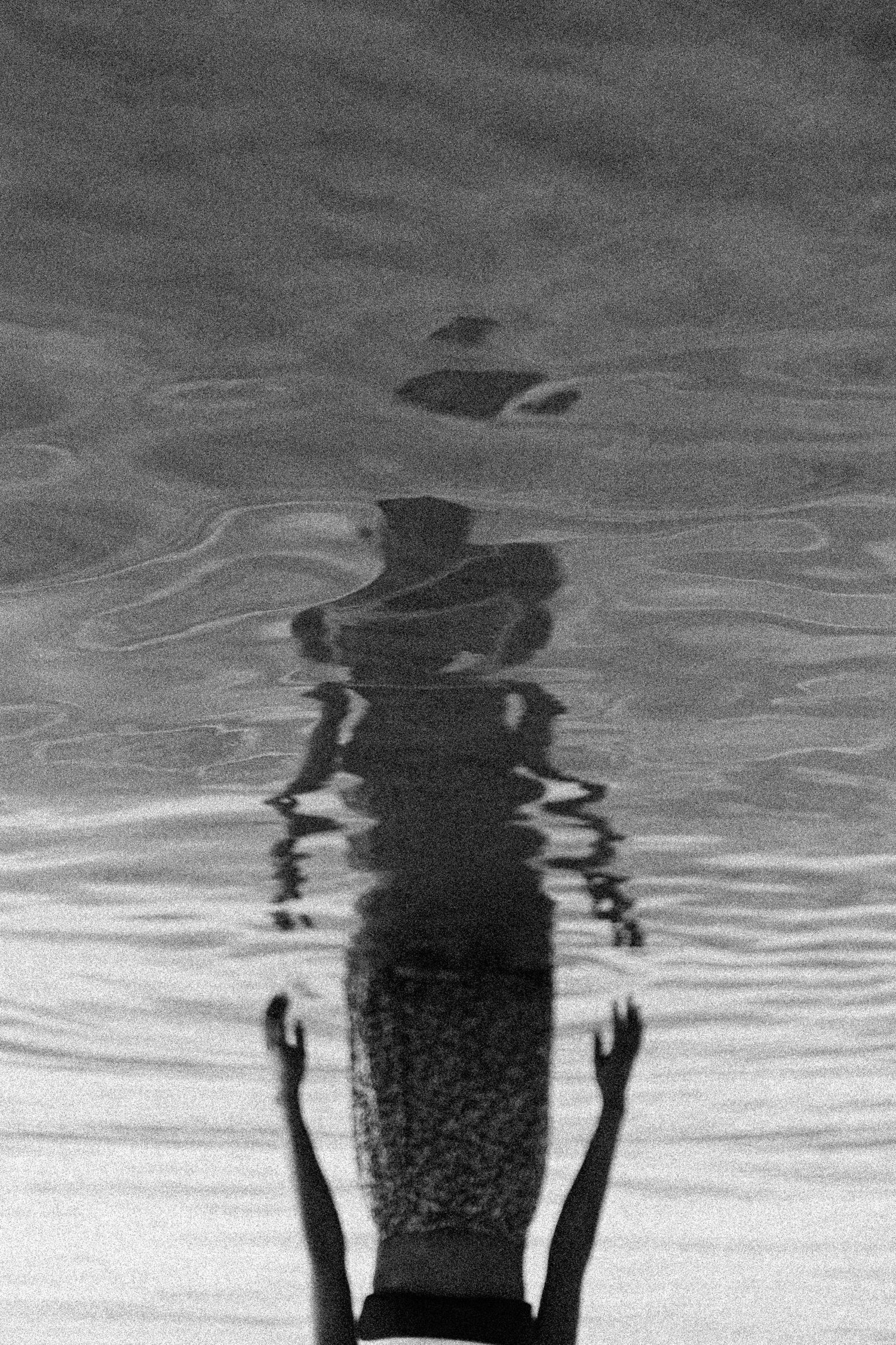 UNLEARNING STILLNESS, a photograph of Luisa, a Spanish woman, done at Toronto Islands during her stay in Canada.
