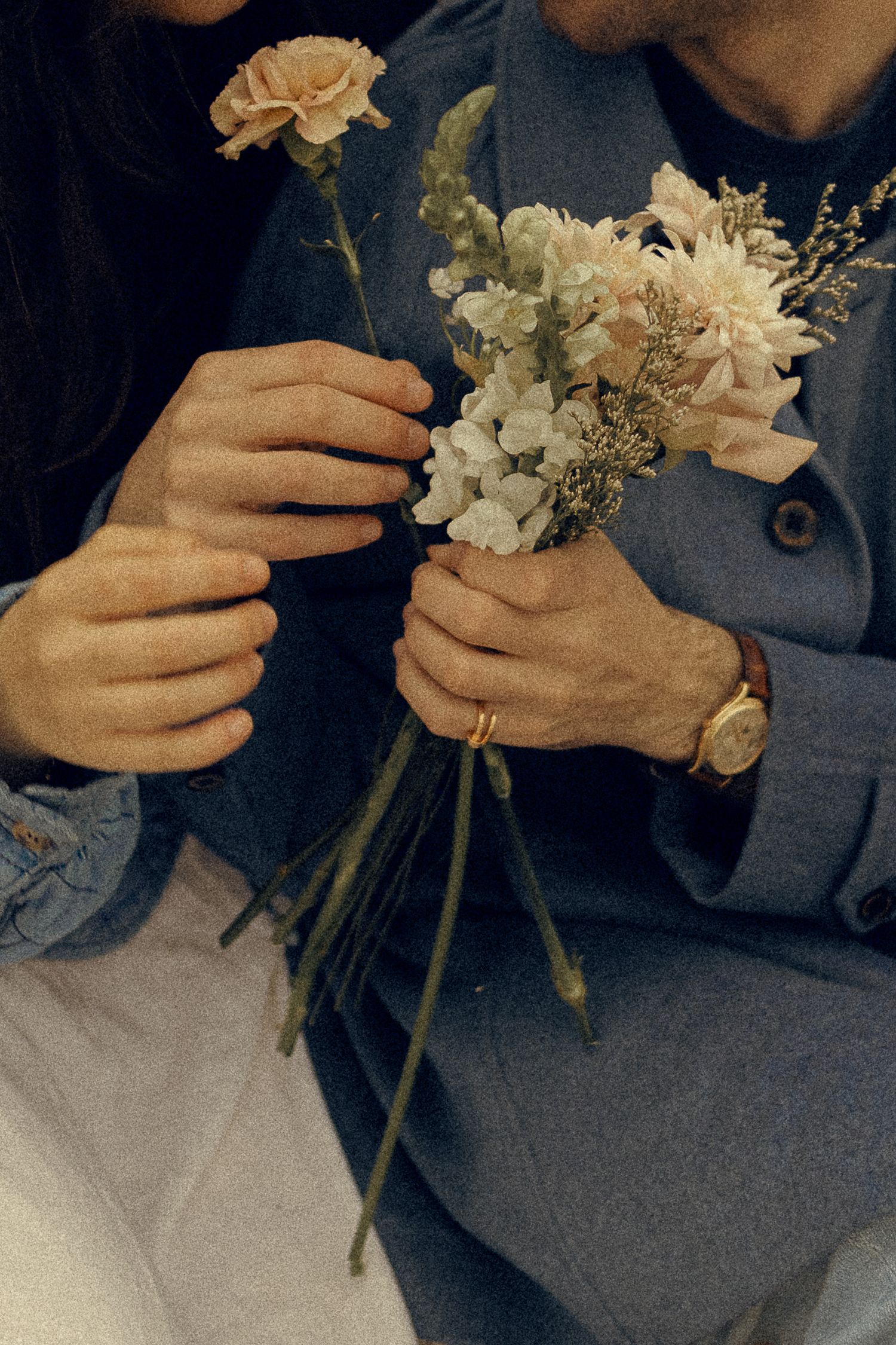 Olivia and Zane engagement session from their home to Queen West and Scarborough Bluffs, moody, unposed, intimate couple photos in Toronto.