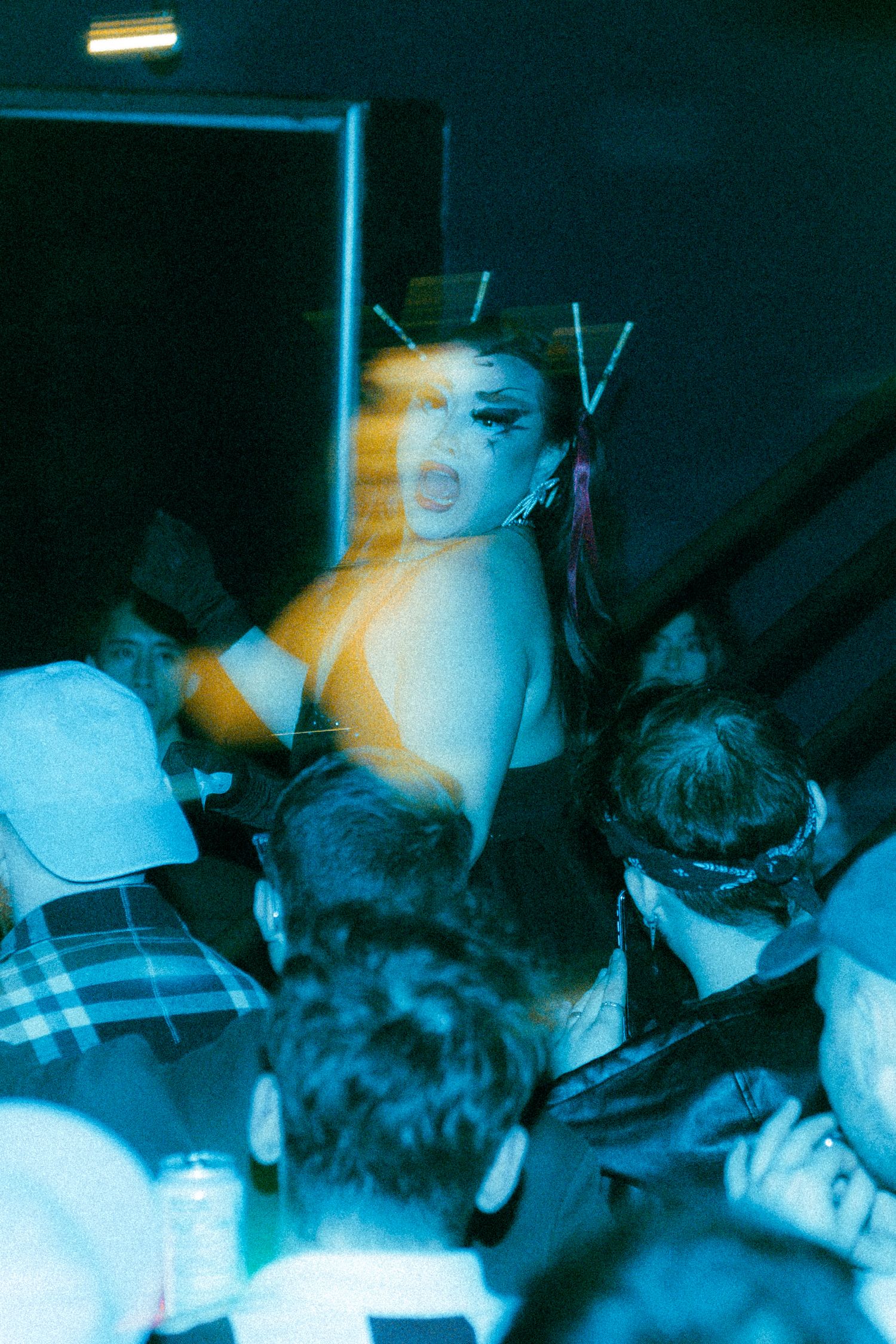 Yohomo party Together / Juntos at the Bentway during Toronto Pride weekend featuring a mix of Latin and Arabic queer musical culture.