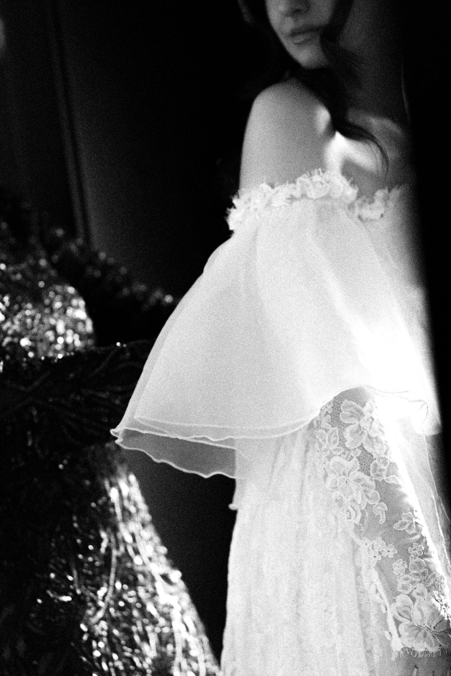 bride getting ready at Old Mill Toronto hotel king suite