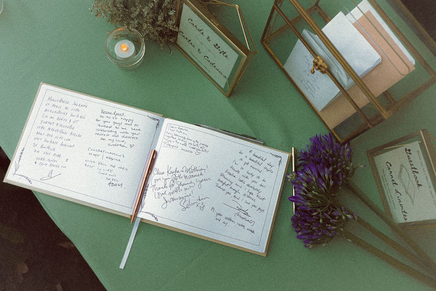 Guest book on on Toronto Island