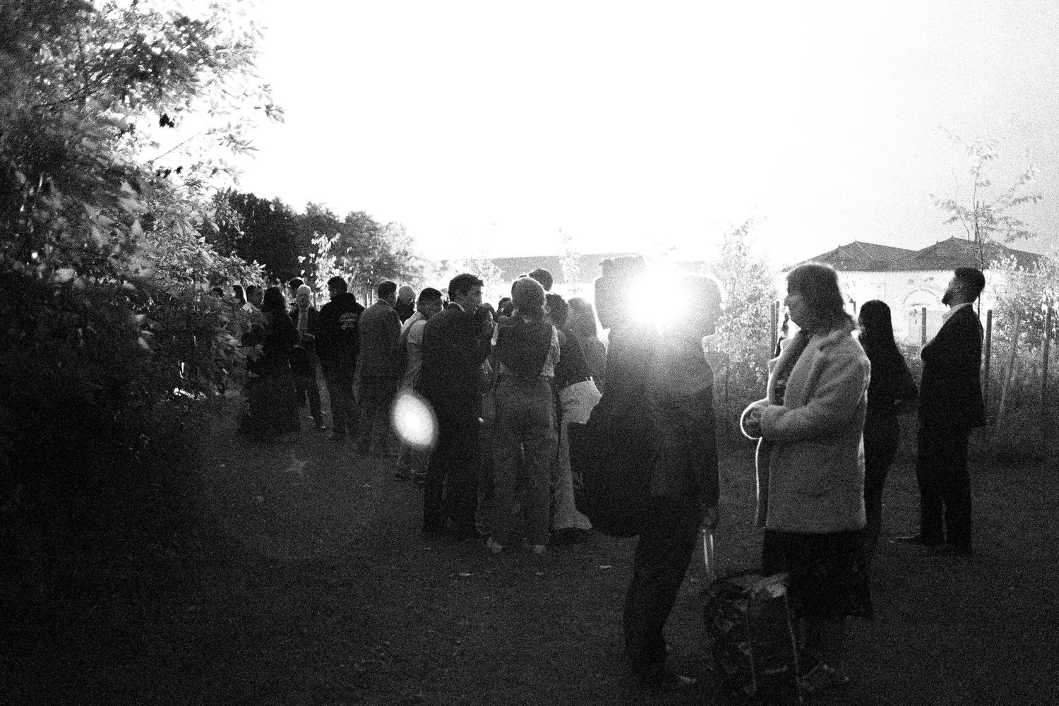 Guests waiting to leave Toronto Island