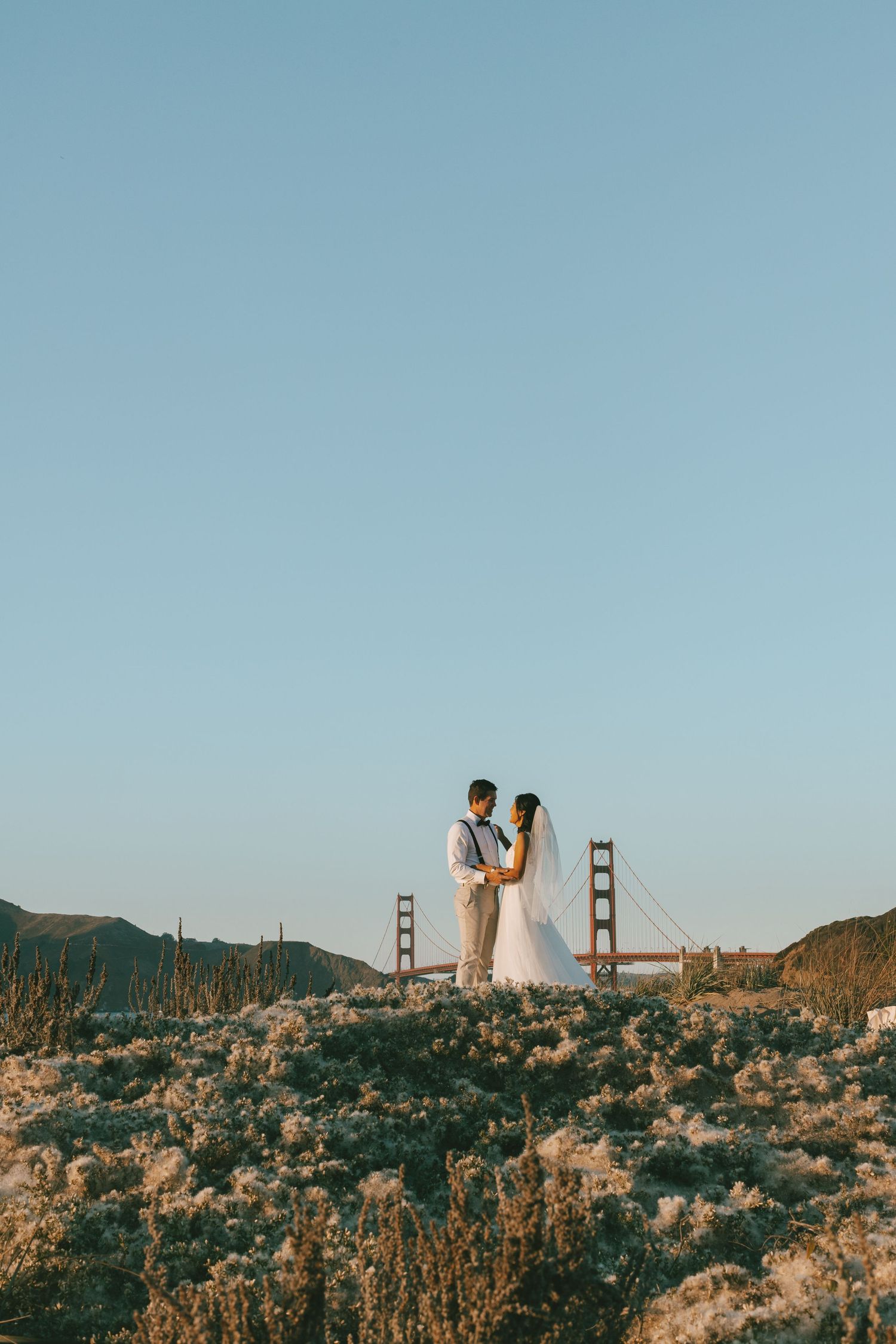 Baker Beach Elopement Ceremony in San Francisco, CA