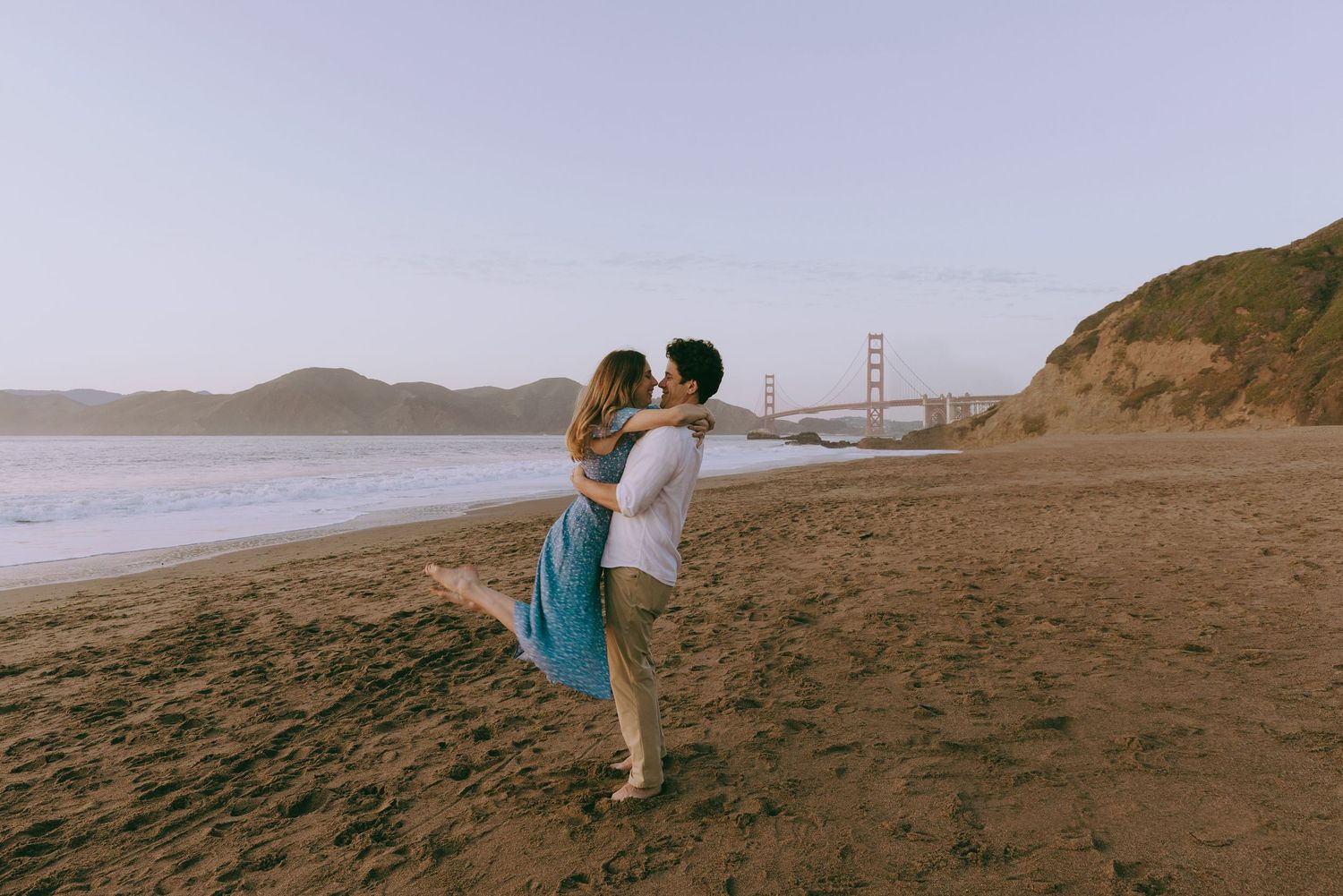 Baker Beach in San Francisco, CA Engagement shoot, Beach photos