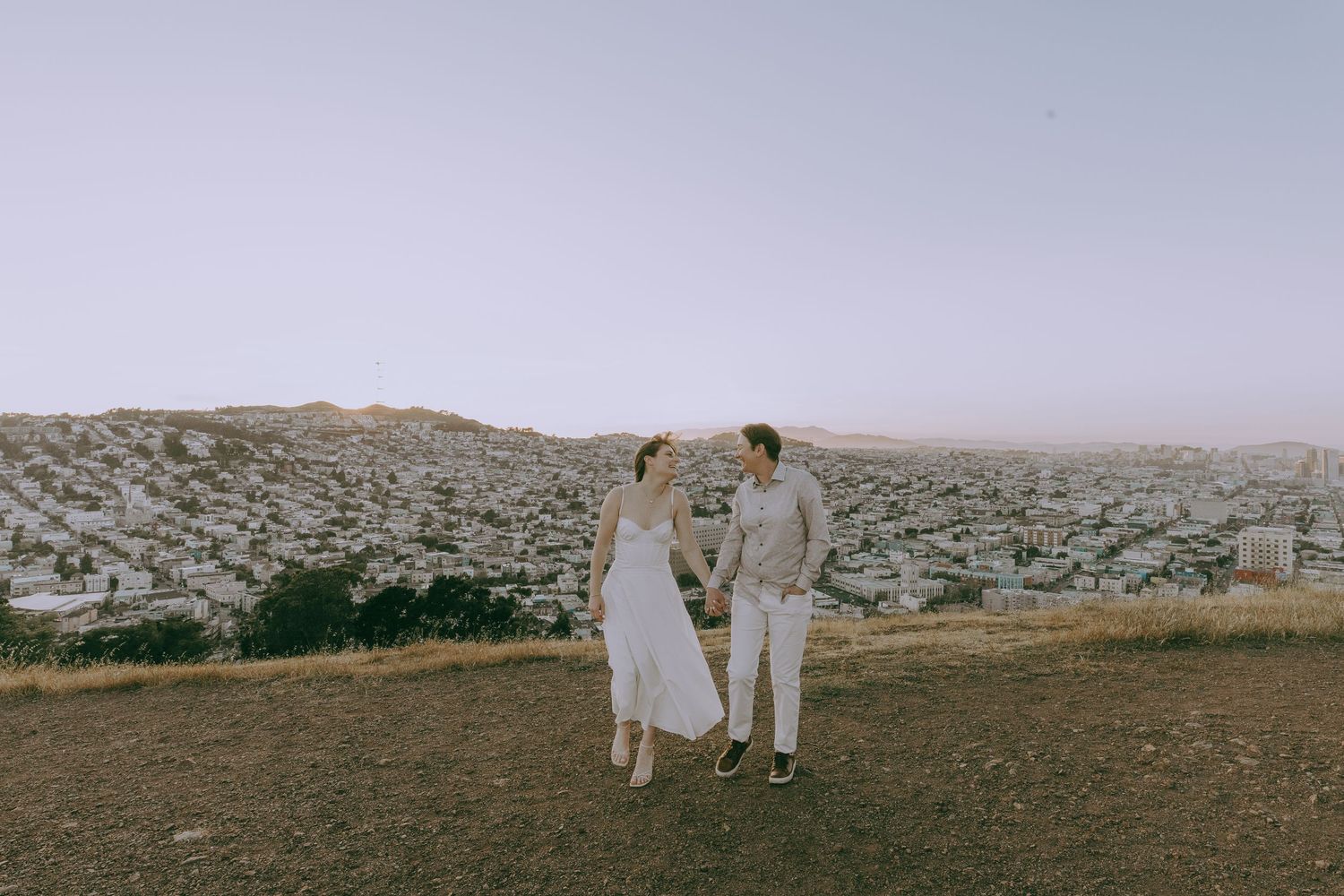 Bernal Heights in San Francisco, CA Engagement shoot