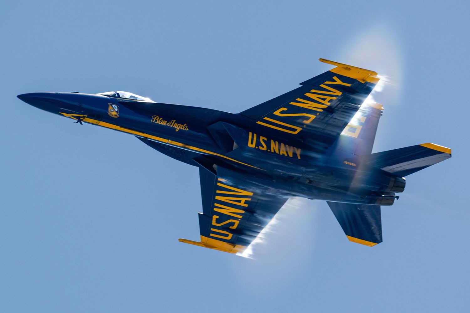 Blue Angels perform over Fort Lauderdale's clear skies, showcasing aerial mastery. 2025 Fort Lauderdale Airshow