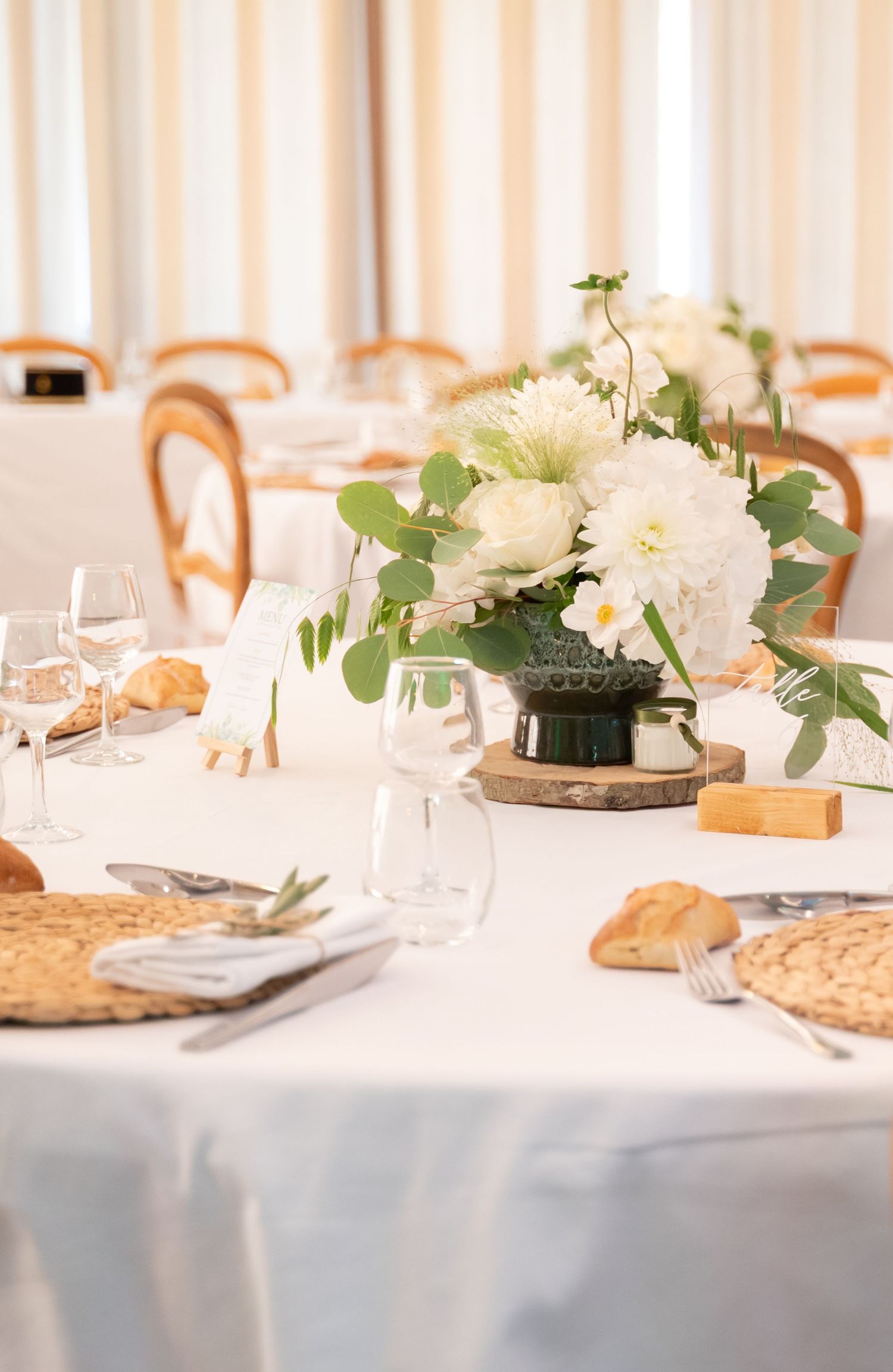 Décoration de la table photographe mariage toulon