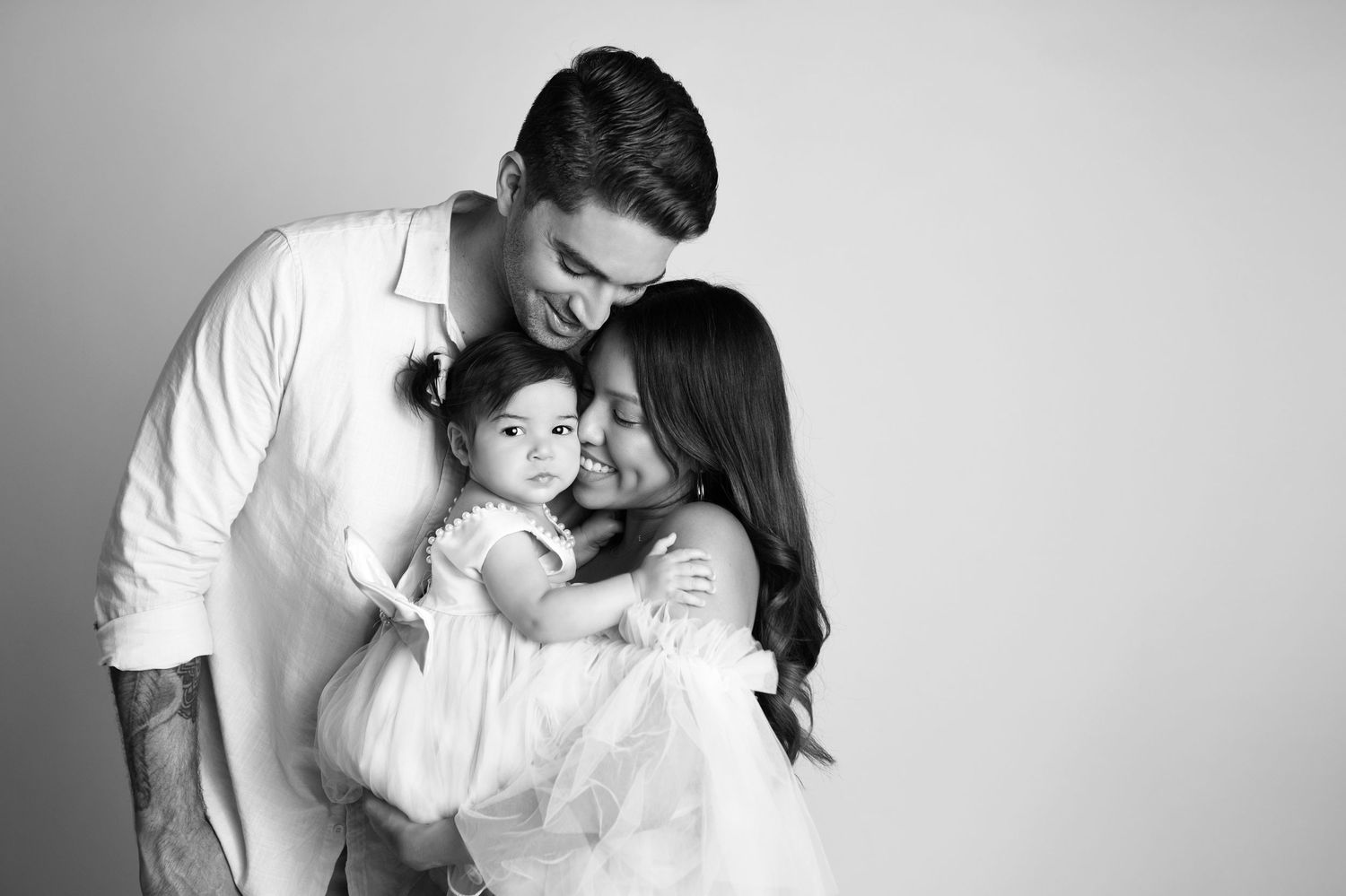 Luxury High End Family Portrait Black and White