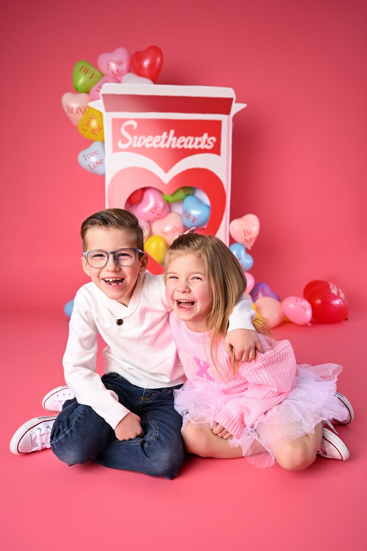 hot pink valentine themed mini session in phoenix arizona