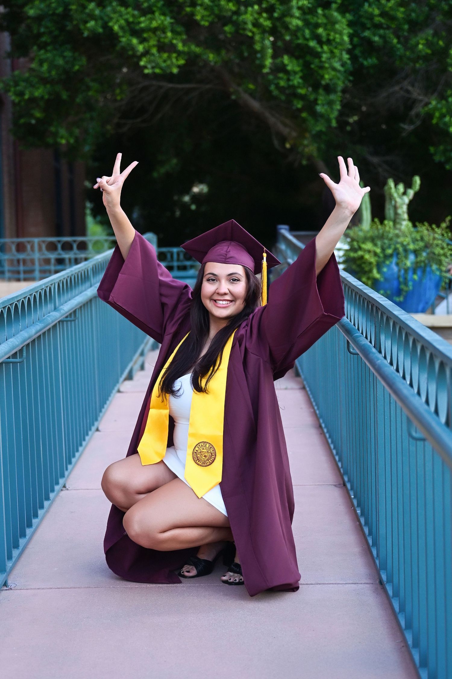 Cap and Gown Photos For seniors Arizona Photography for graduation photographer