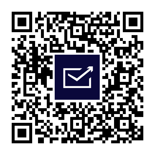 QR code to open a sign up Menu for Olivia Grace Photography's email list. Hear about New limited Mini Sessions, sales and discounts!