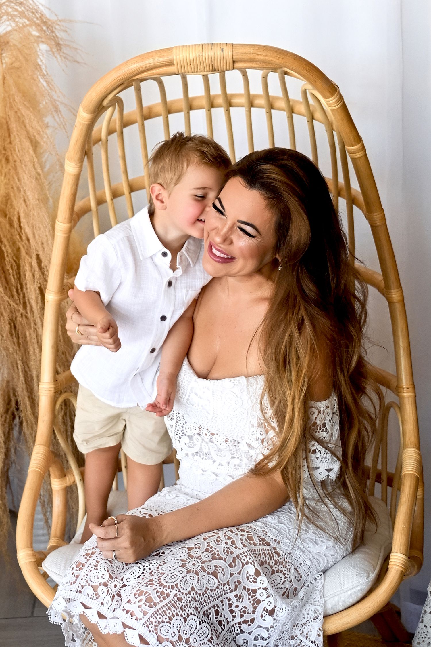 Peacock Chair Boho Natural Light Mama and Me photos Arizona