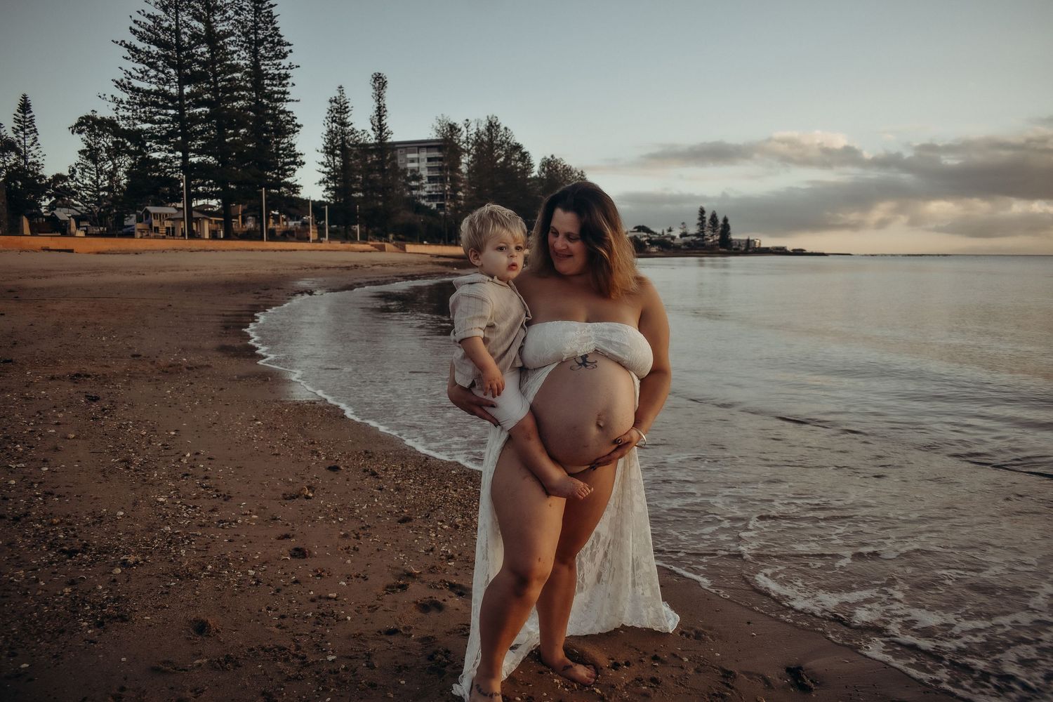 Sunrise maternity photo
