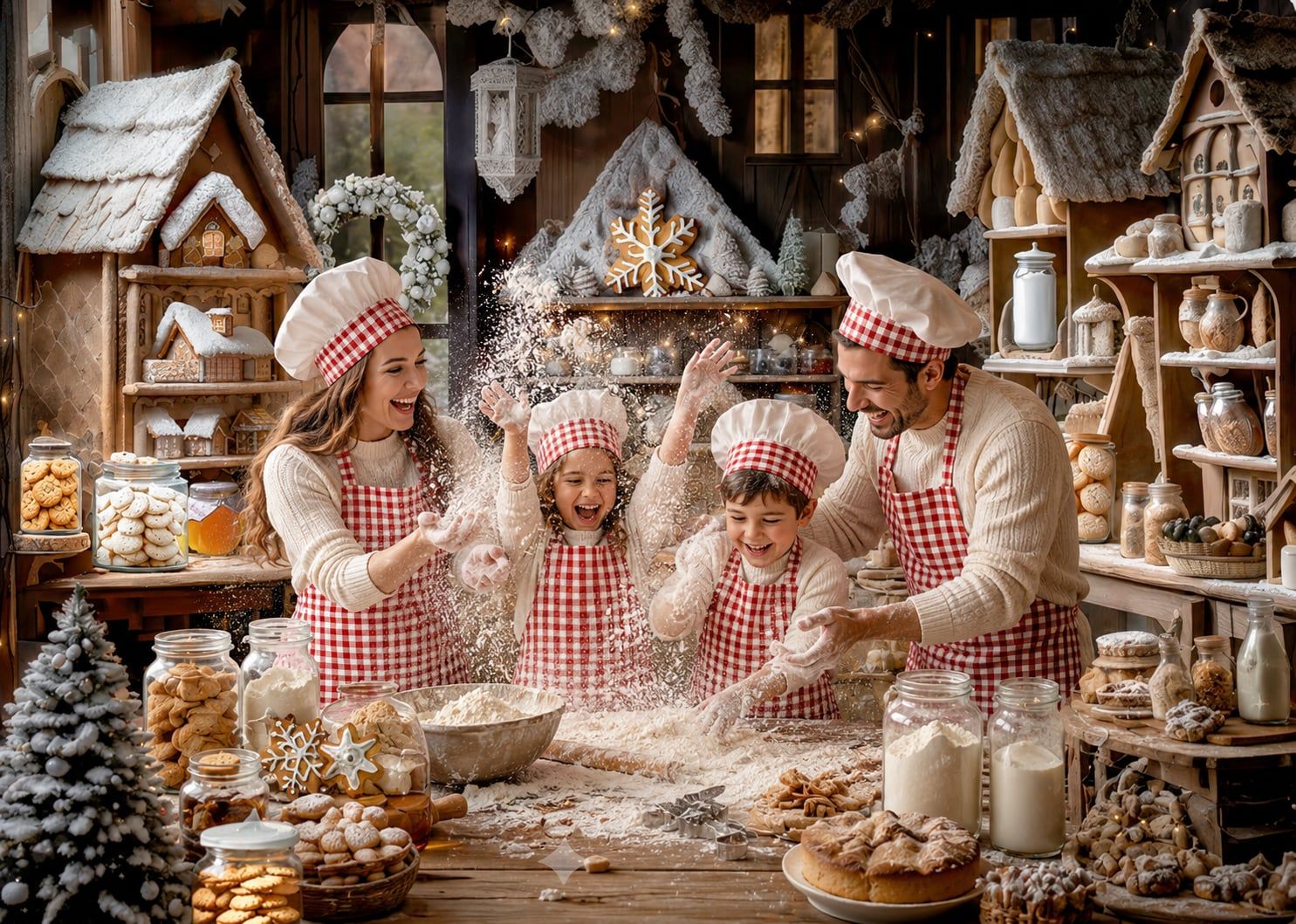 Christmas gingerbrad bakery minis